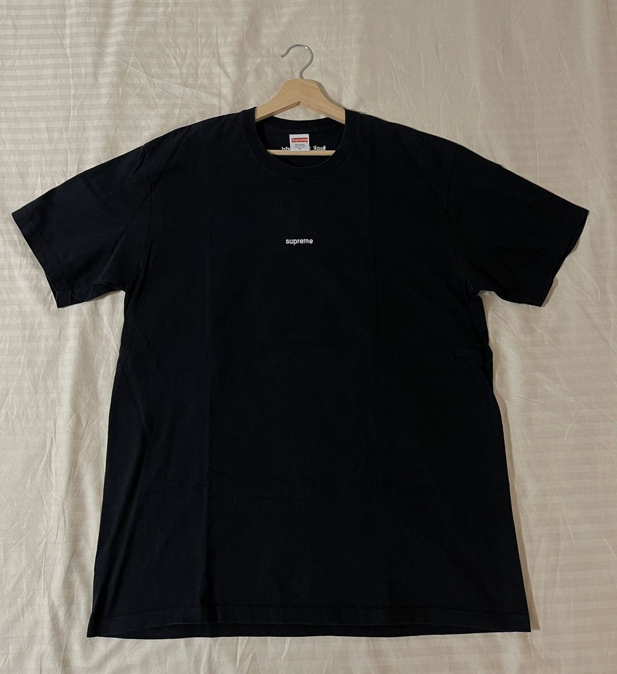 Supreme Supreme Fuck the World T-Shirt Black | Grailed