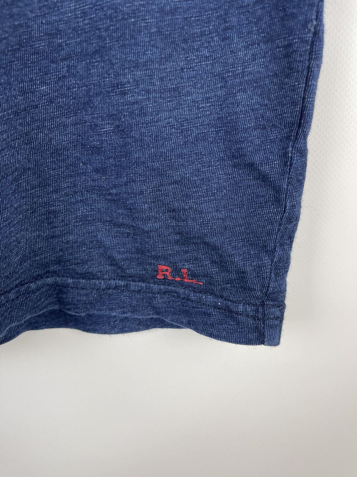Polo Ralph Lauren Polo Ralph Lauren crane print big logo tee shirt blue navy Size US M / EU 48-50 / 2 - 5 Thumbnail
