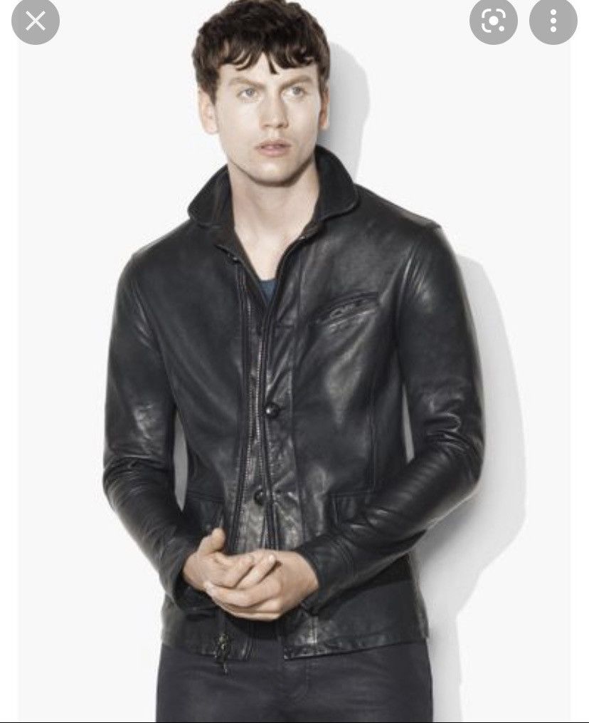 John Varvatos Leather Jacket - Main Image