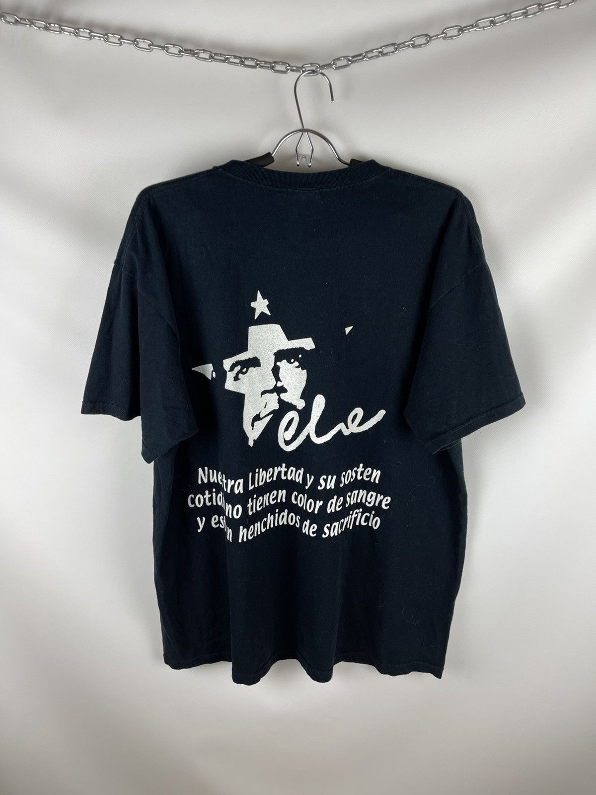 Fruit Of The Loom FOTL Che Guevara vintage big logo double side print tee Size US XL / EU 56 / 4 - 2 Thumbnail
