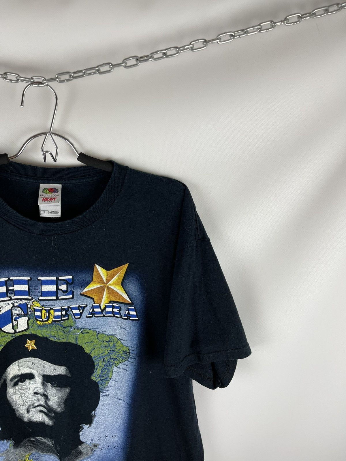 Fruit Of The Loom FOTL Che Guevara vintage big logo double side print tee Size US XL / EU 56 / 4 - 4 Thumbnail