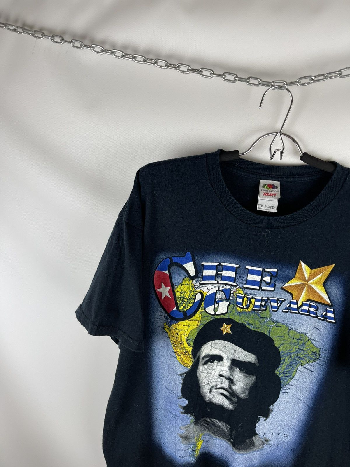 Fruit Of The Loom FOTL Che Guevara vintage big logo double side print tee Size US XL / EU 56 / 4 - 3 Thumbnail