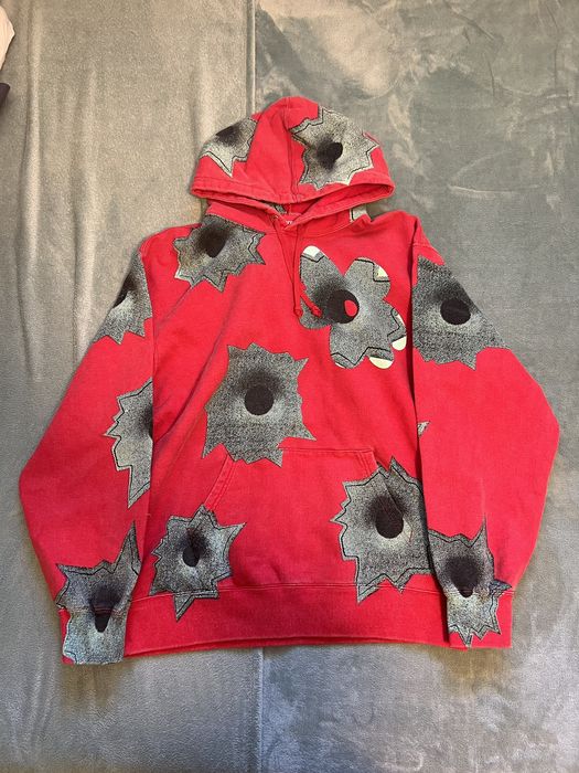 Supreme Nate Lowman Hoodie Red | Grailed