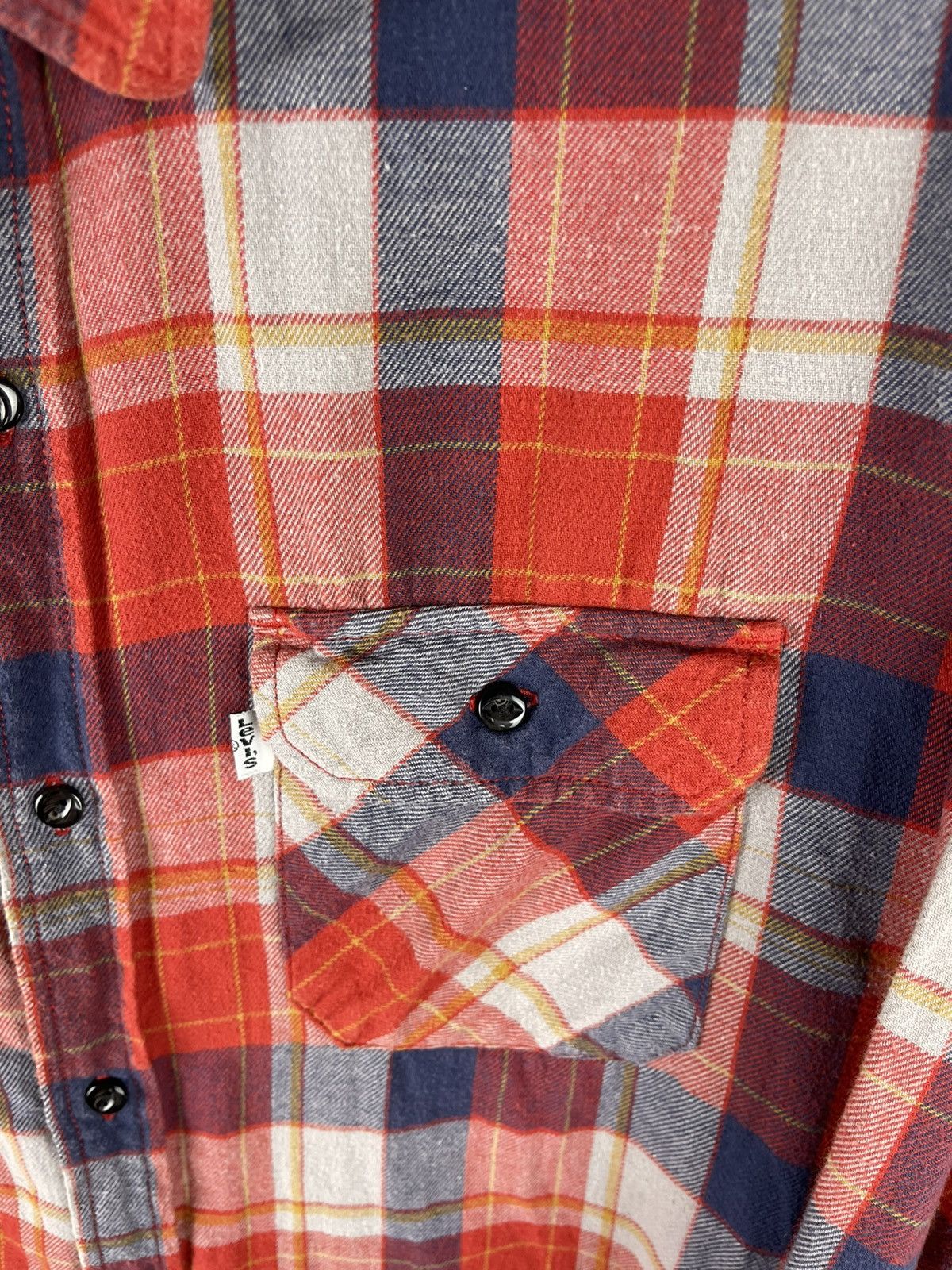 Flannel × Levi's Levi’s vintage checkered flannel shirt travis Scott style Size US XL / EU 56 / 4 - 9 Thumbnail
