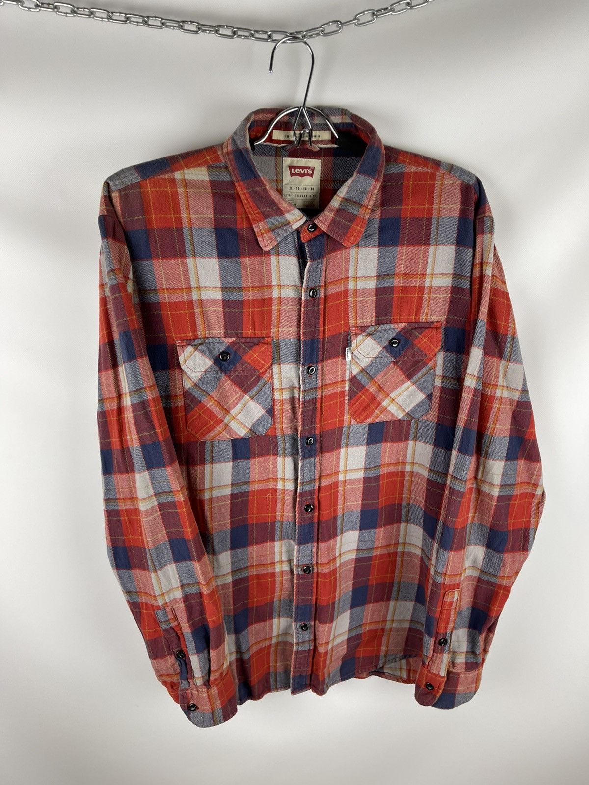 Flannel × Levi's Levi’s vintage checkered flannel shirt travis Scott style Size US XL / EU 56 / 4 - 7 Thumbnail