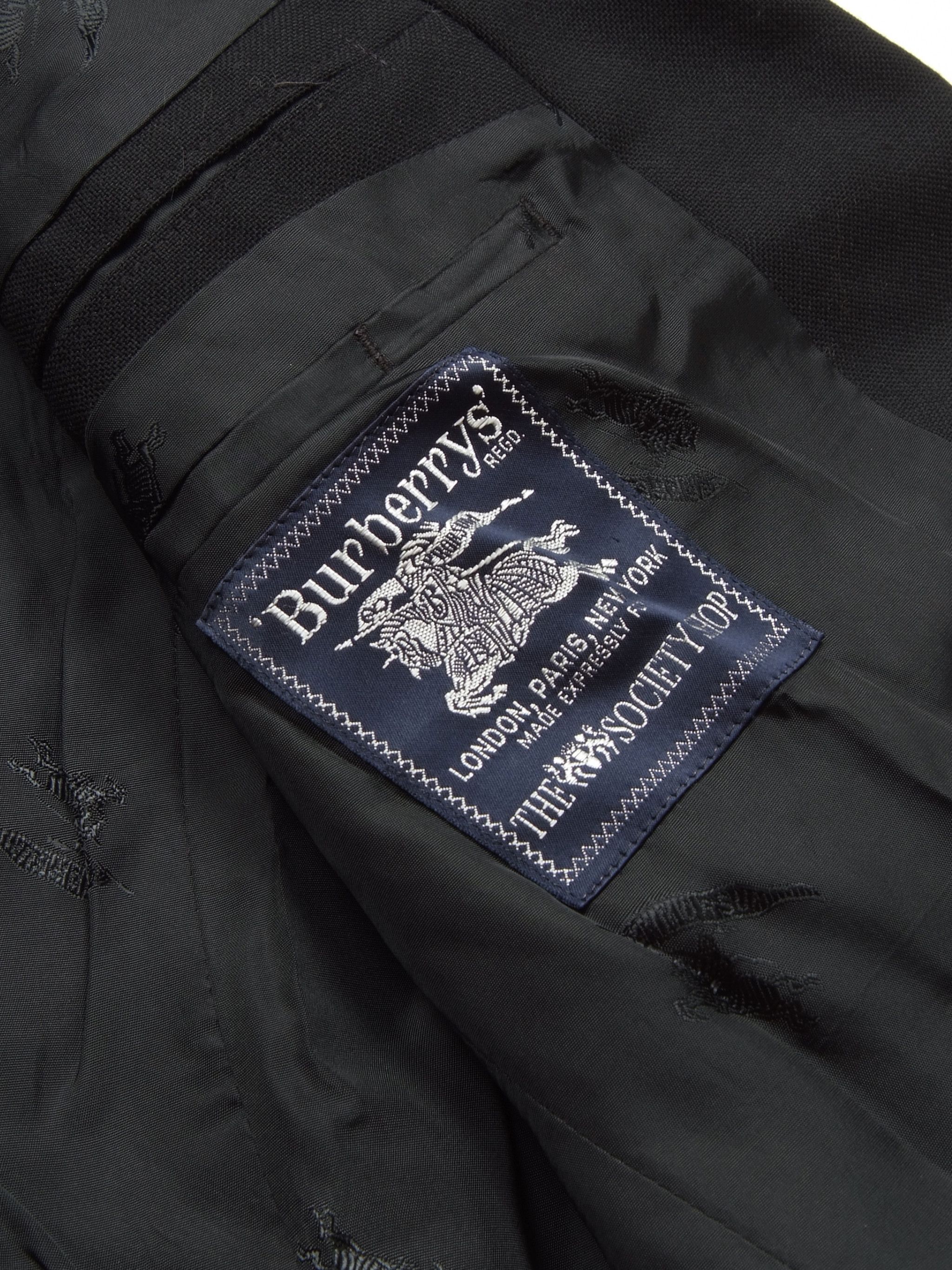 Burberry × Vintage Vintage Burberrys Heavyweight Wool Blazer Jacket 42R Size 42R - 4 Thumbnail