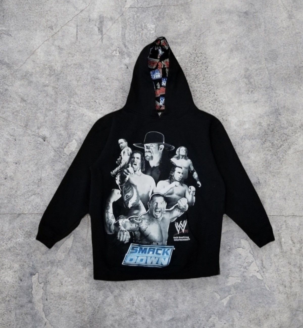 Wwe Y2K 2008 WWE Smackdown Wrestling Hoodie | Grailed