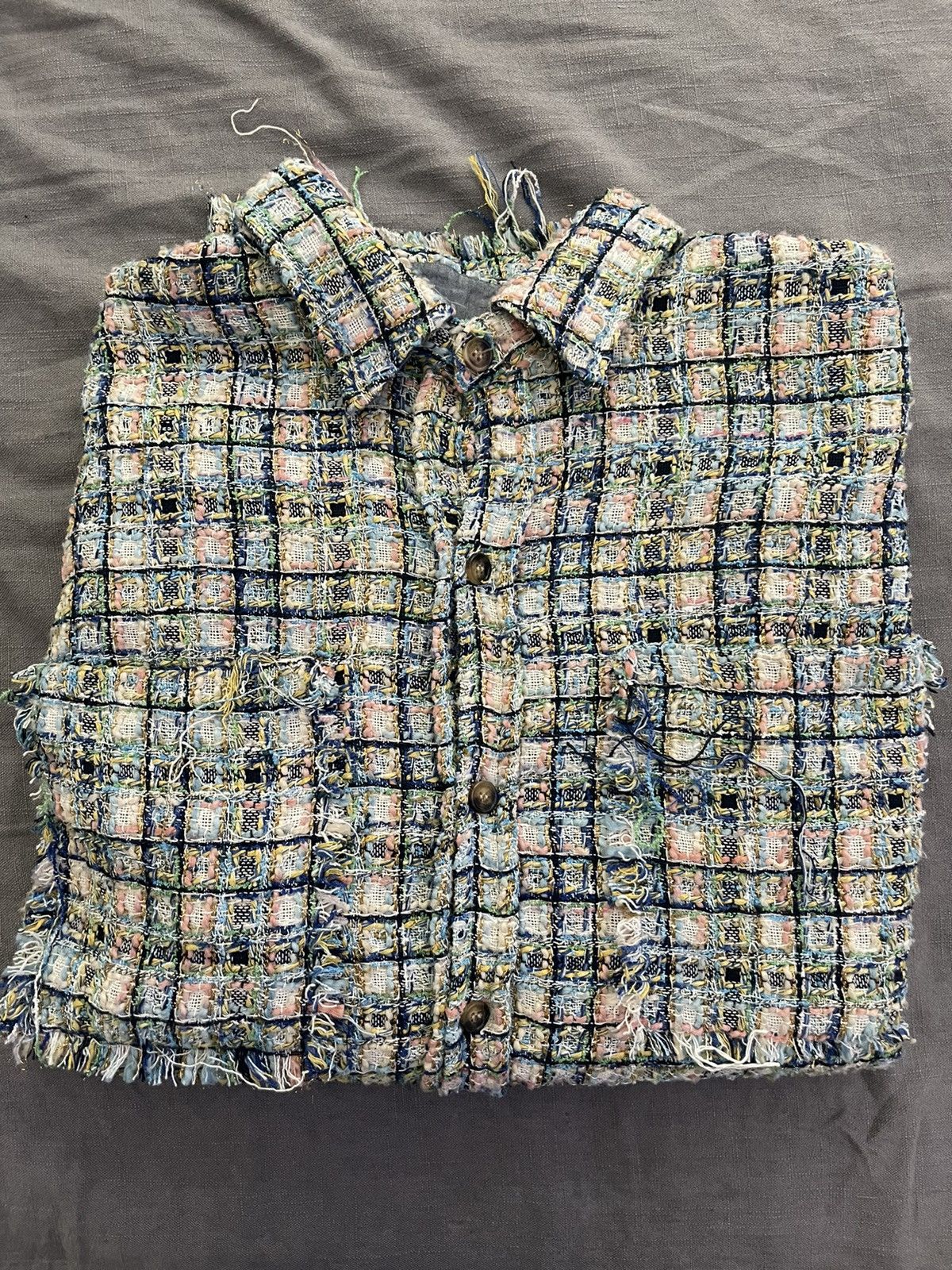 Vintage Vintage Raw Edge Flannel Size US XL / EU 56 / 4 - 3 Thumbnail