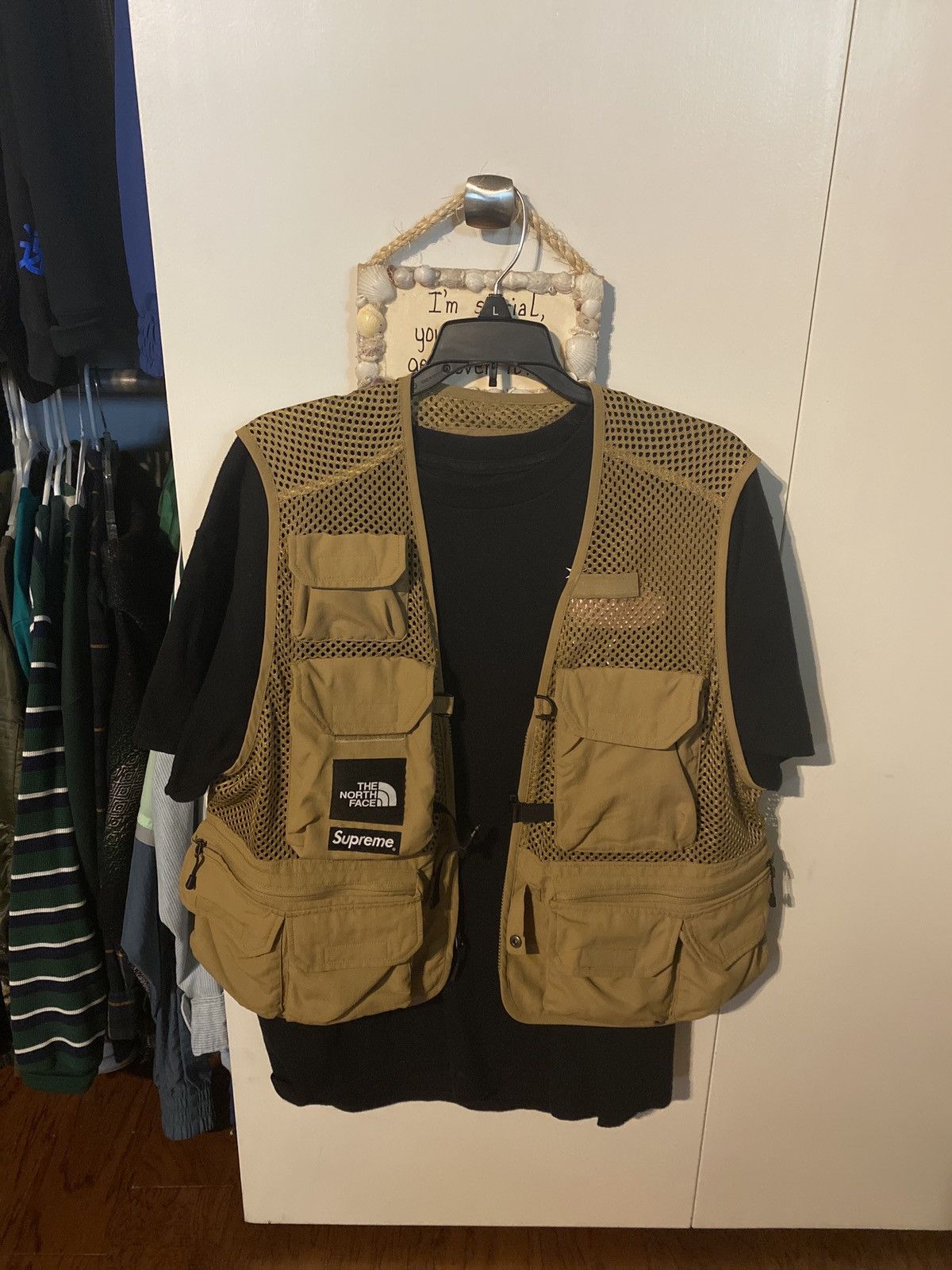 Supreme Supreme x The North Face Cargo Vest Gold Size Medium SS20