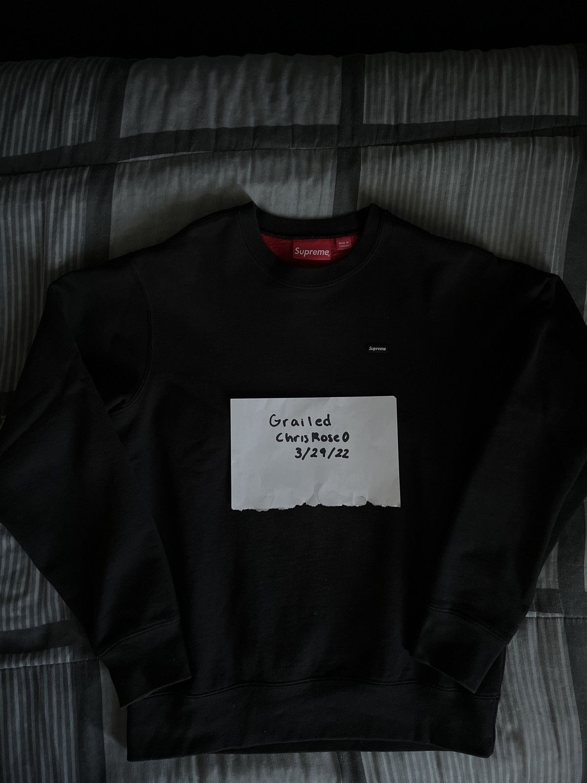 Supreme Contrast Crewneck | Grailed