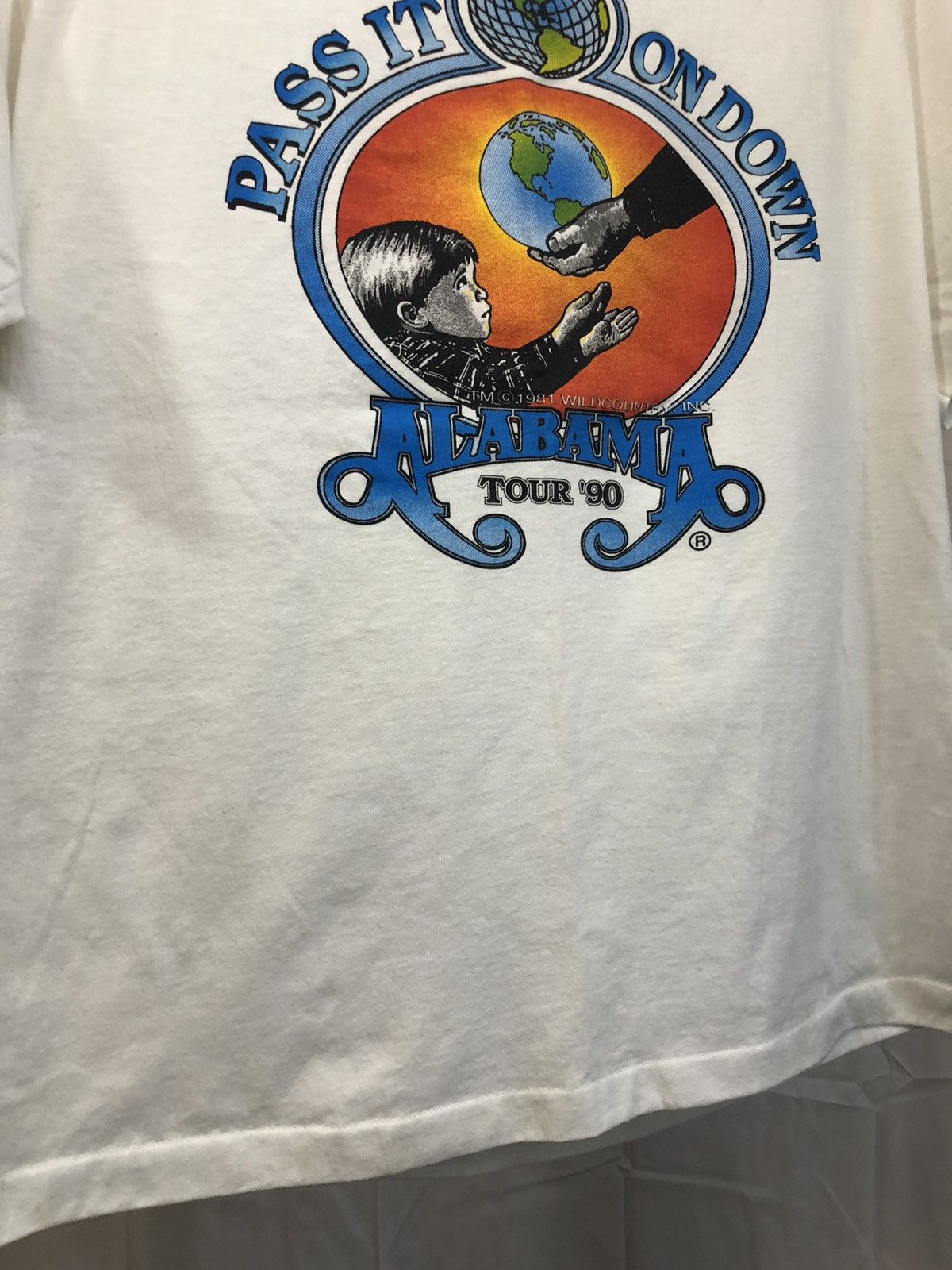 Band Tees × Vintage Alabama 1990 Tour 90s Band Tee Size US XL / EU 56 / 4 - 10 Thumbnail