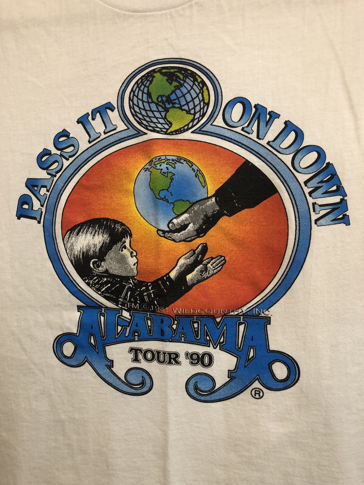Band Tees × Vintage Alabama 1990 Tour 90s Band Tee Size US XL / EU 56 / 4 - 5 Thumbnail
