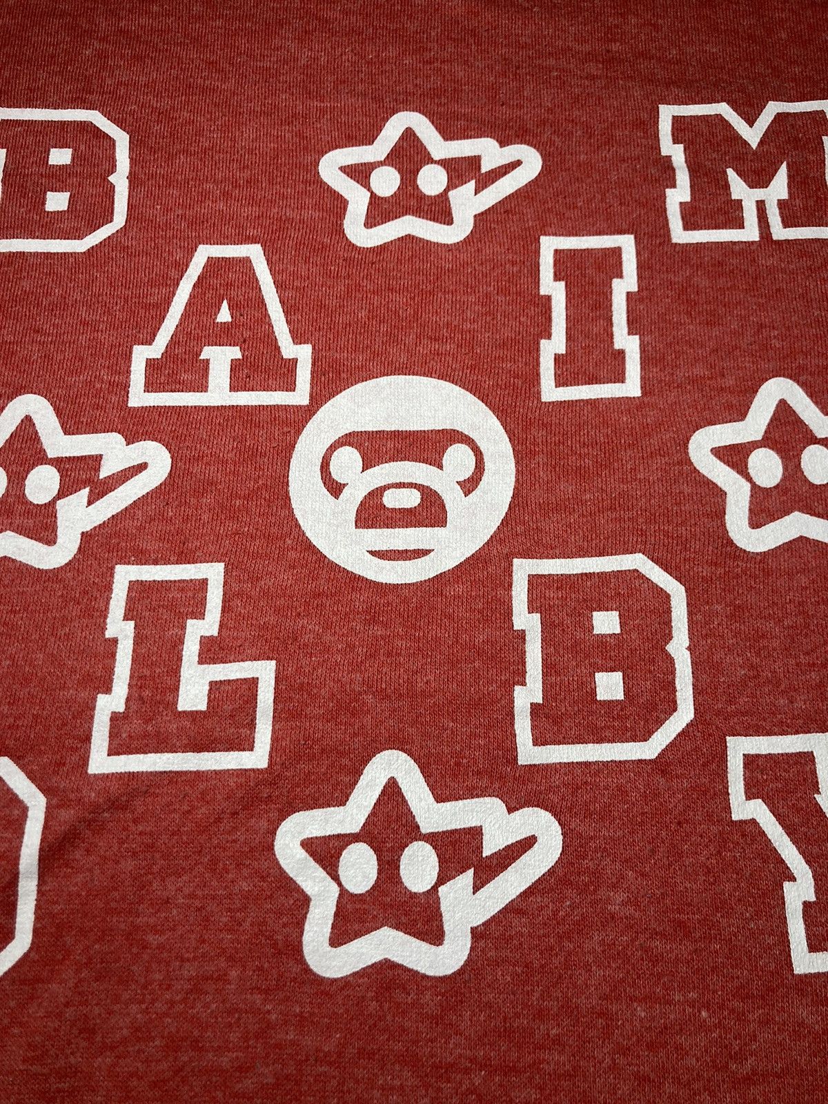 Bape Baby Milo Script Logo Crewneck Size US L / EU 52-54 / 3 - 8 Thumbnail
