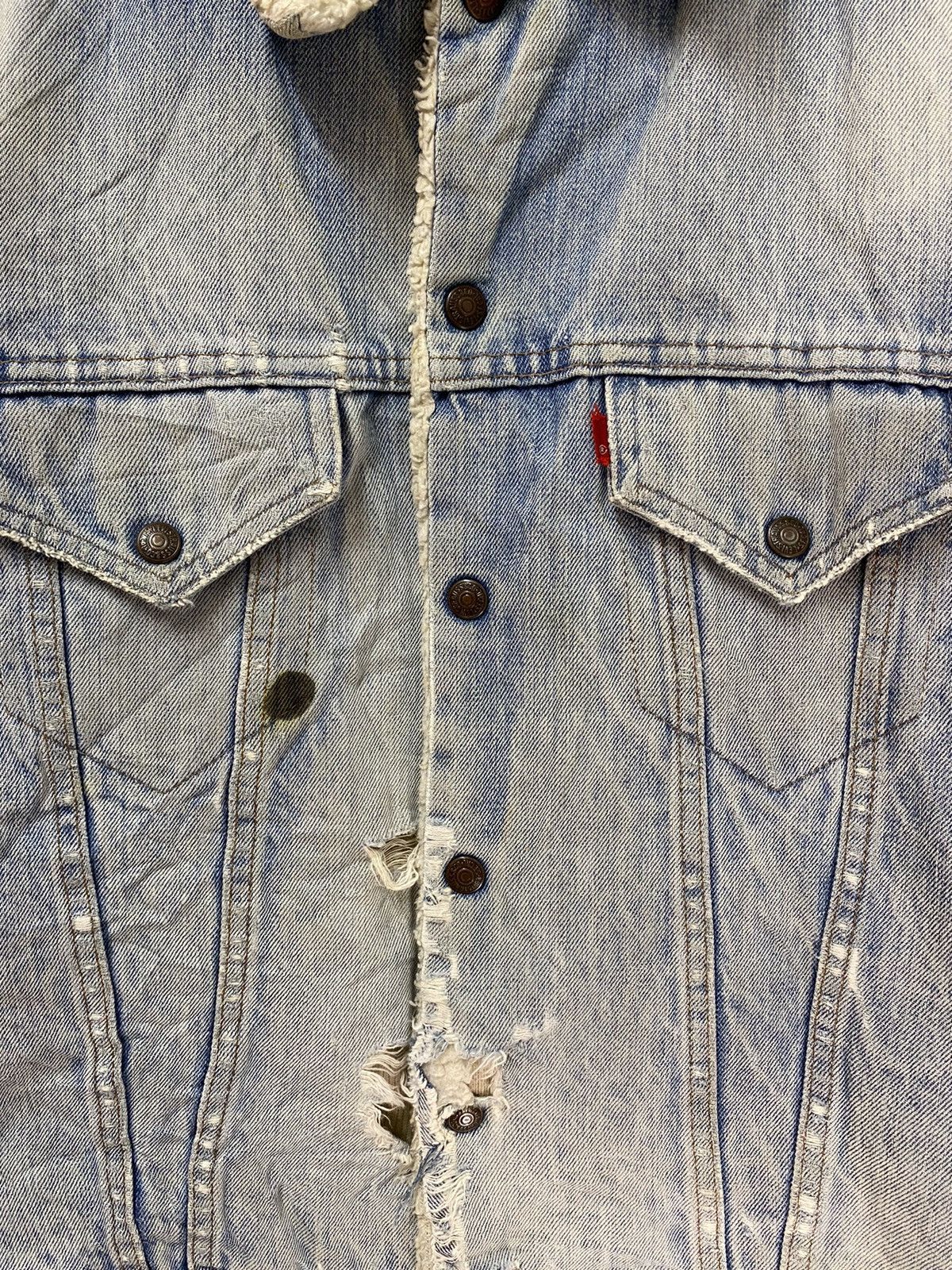 Levi's × Vintage Vintage 80s Levis Trucker Jacket Size US M / EU 48-50 / 2 - 7 Thumbnail