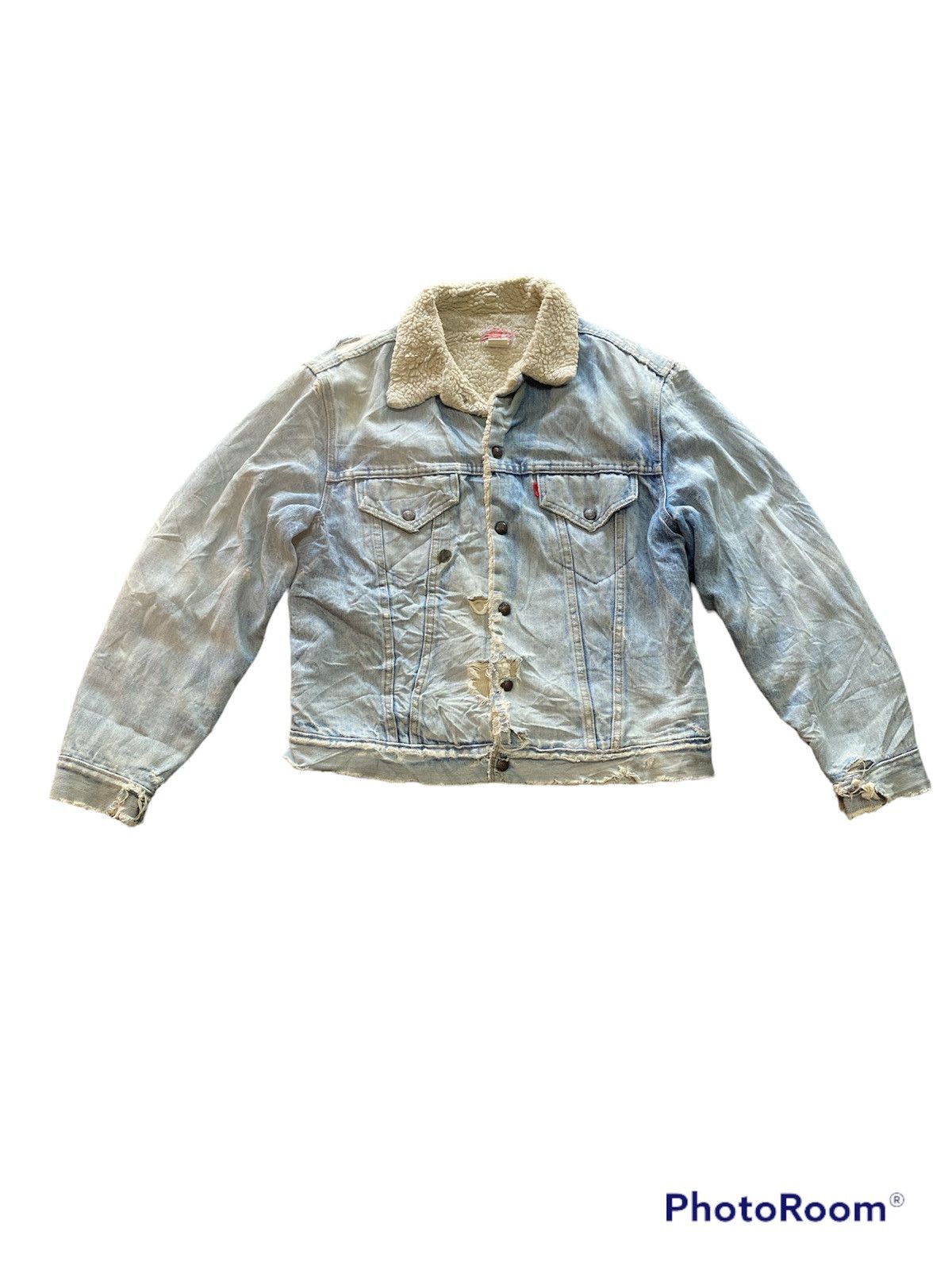 Levi's × Vintage Vintage 80s Levis Trucker Jacket Size US M / EU 48-50 / 2 - 1 Thumbnail