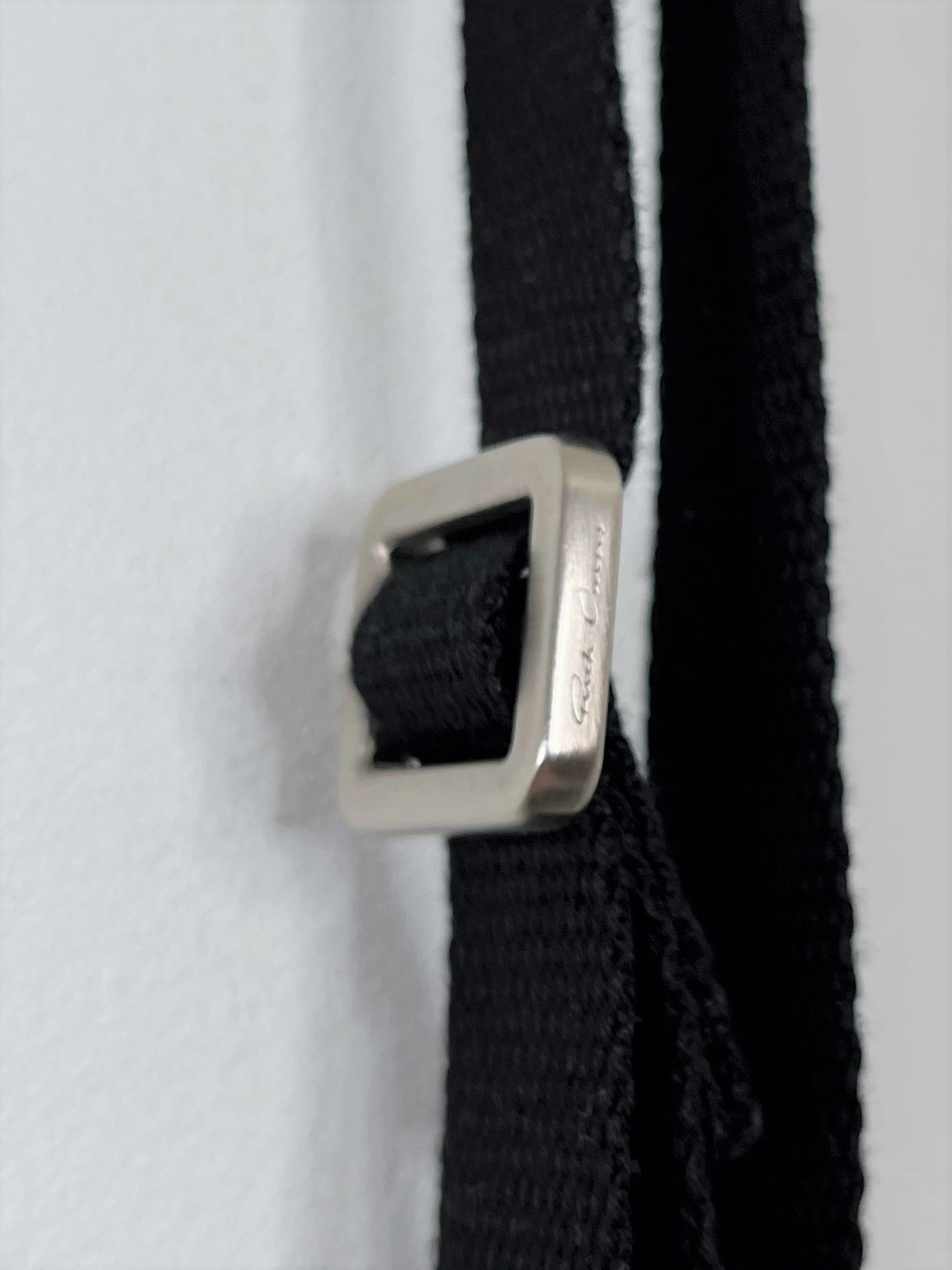 Rick Owens Black Python Snakeskin Card Slot Neck Wallet SS20 Tecuatl Size ONE SIZE - 3 Thumbnail
