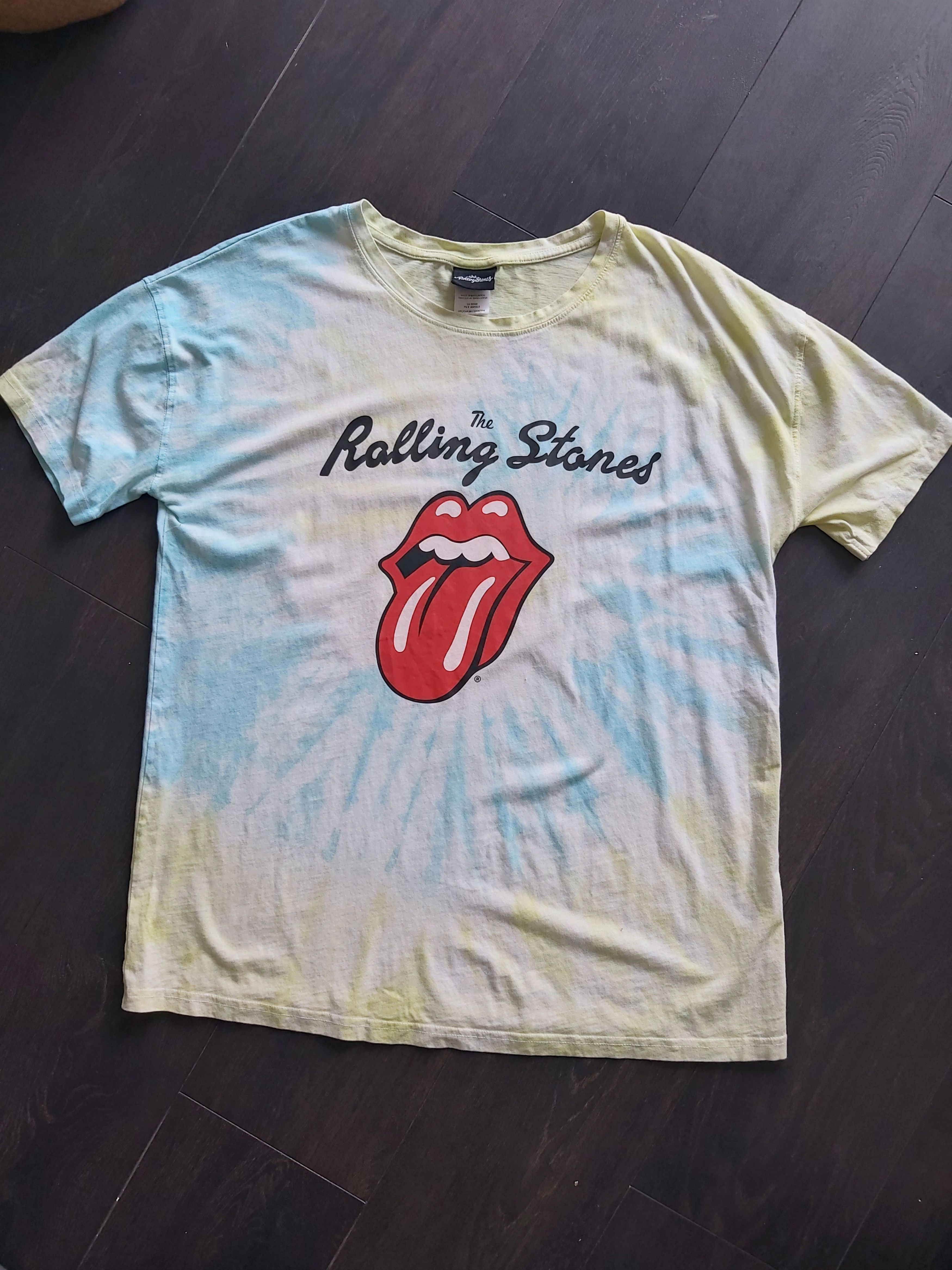 Band Tees The Rolling Stones Tee - Vintage style tie dye Size US L / EU 52-54 / 3 - 1 Thumbnail