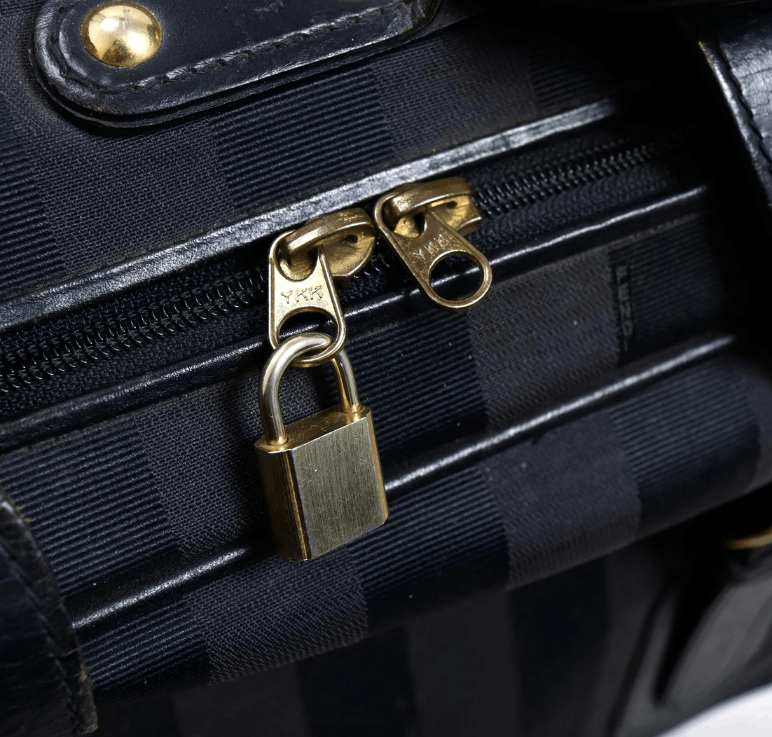 Fendi Genuine Leather Suitcase Trunk Luggage Size ONE SIZE - 9 Thumbnail