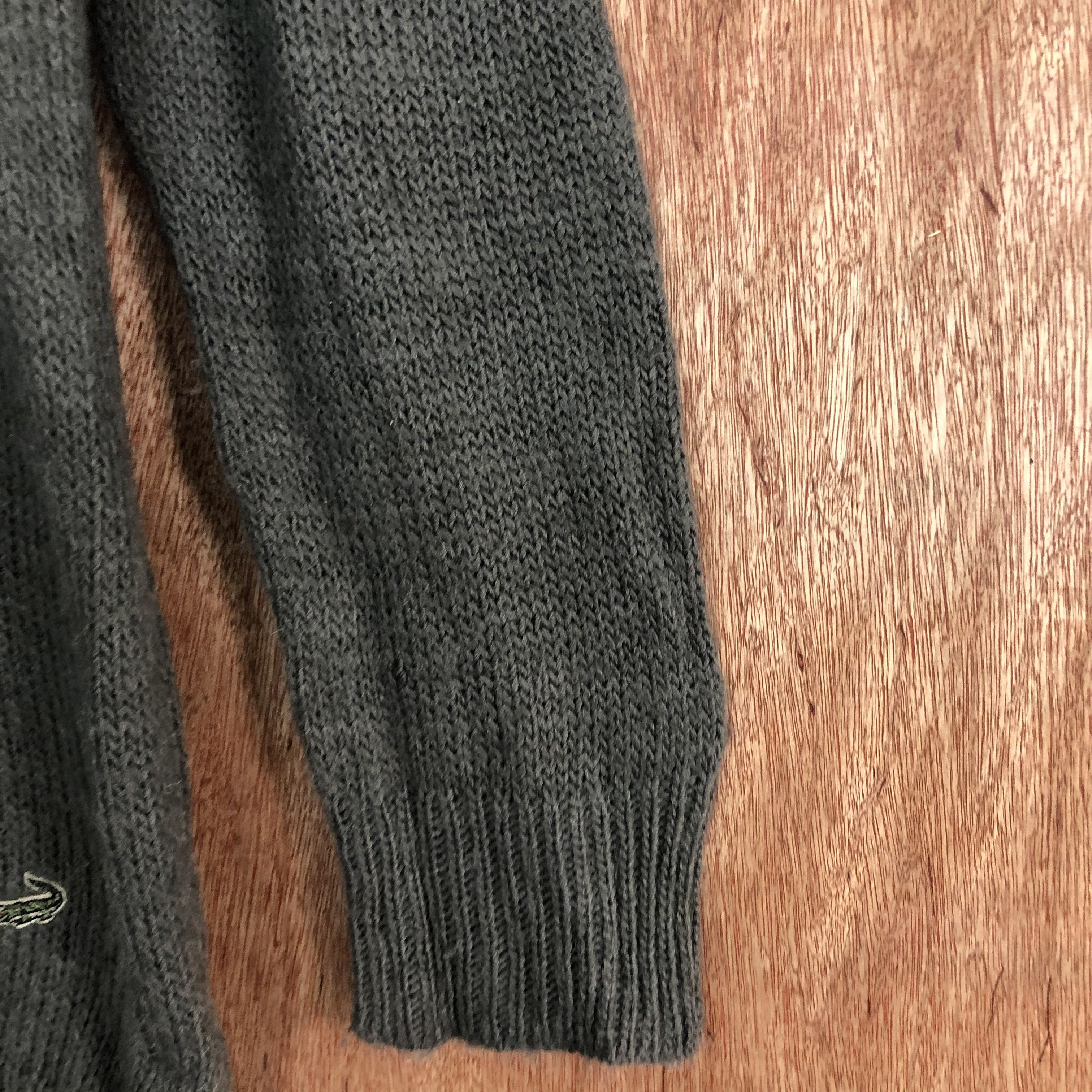 Homespun Knitwear DL Crocodile Grey Shag Shaggy Knitwear long cardigan #c553 Size US M / EU 48-50 / 2 - 3 Thumbnail