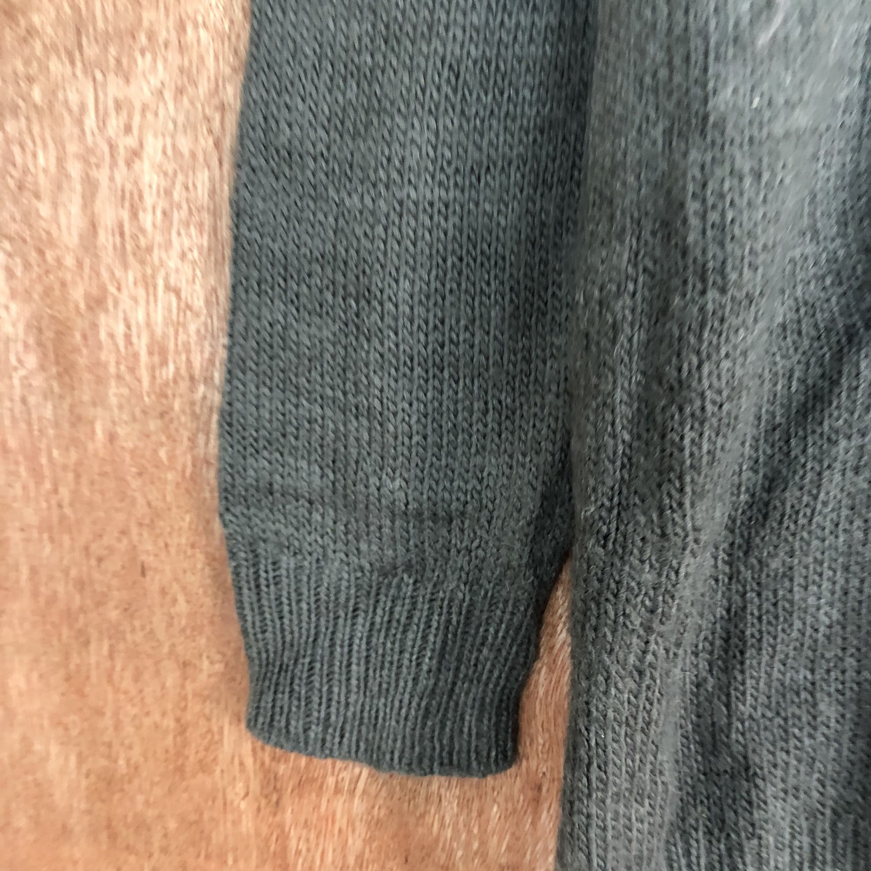 Homespun Knitwear DL Crocodile Grey Shag Shaggy Knitwear long cardigan #c553 Size US M / EU 48-50 / 2 - 6 Thumbnail