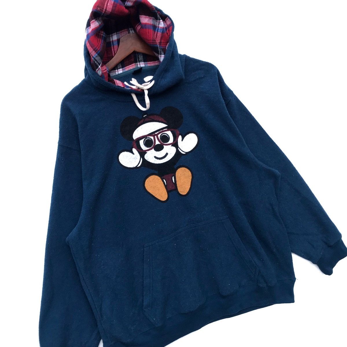 Disney Vintage Mickey Mouse Hoodie Biglogo Sweatshirt Size US L / EU 52-54 / 3 - 2 Thumbnail
