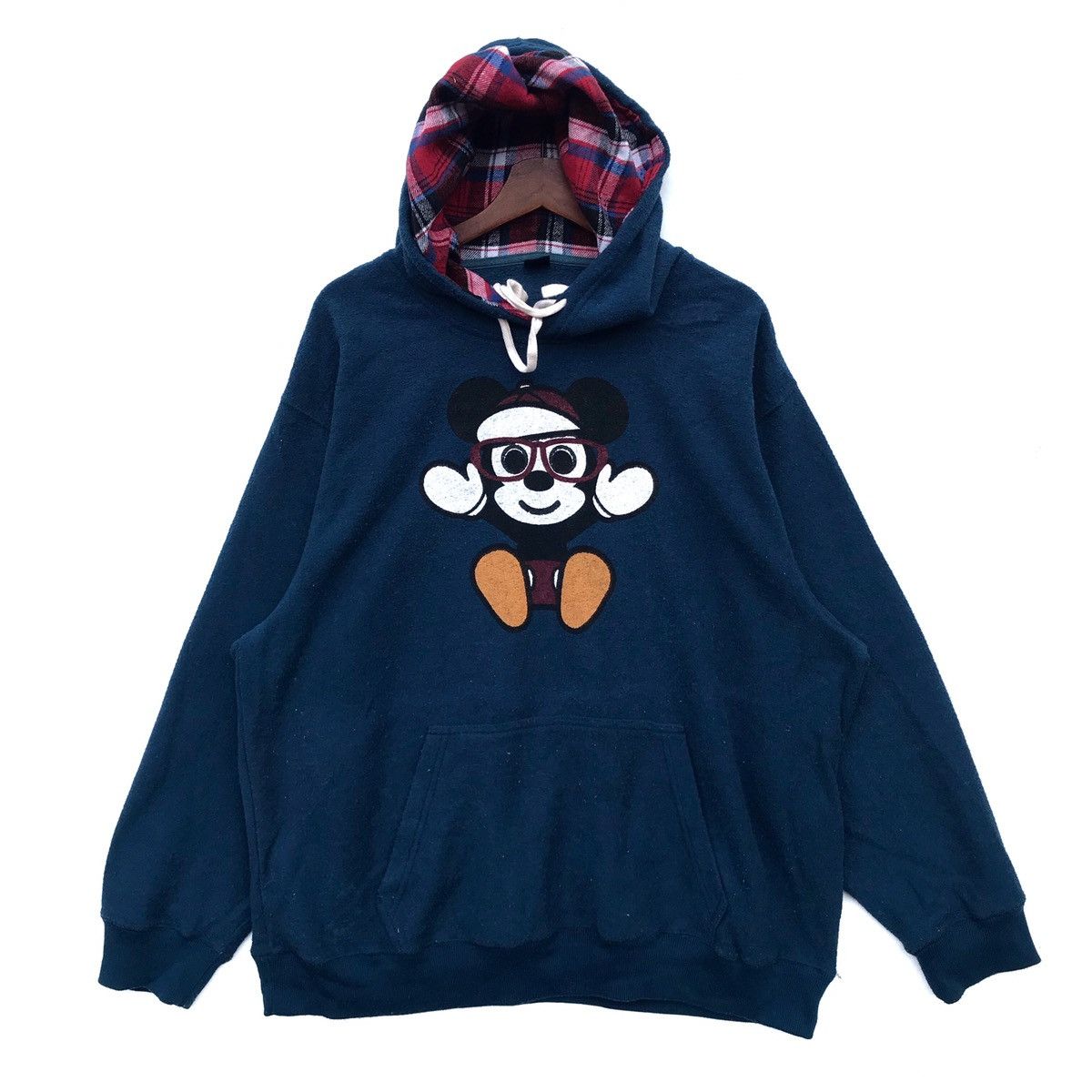 Disney Vintage Mickey Mouse Hoodie Biglogo Sweatshirt Size US L / EU 52-54 / 3 - 1 Thumbnail