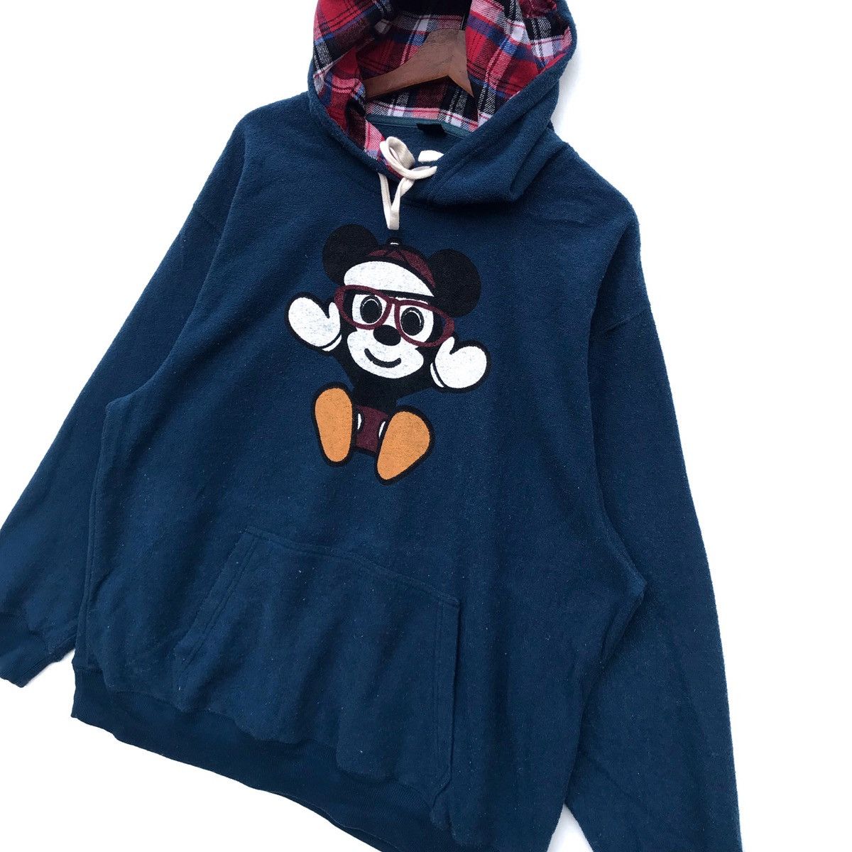 Disney Vintage Mickey Mouse Hoodie Biglogo Sweatshirt Size US L / EU 52-54 / 3 - 3 Thumbnail
