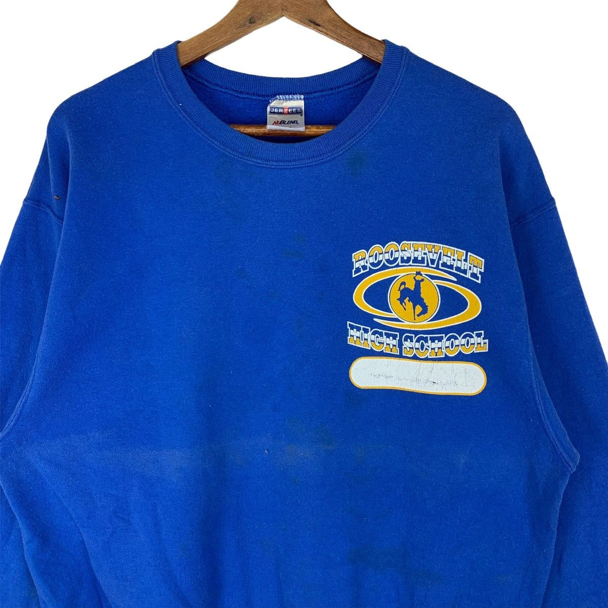Jerzees Roosevelt High School College Crewneck Sweatshirt Size US L / EU 52-54 / 3 - 2 Thumbnail