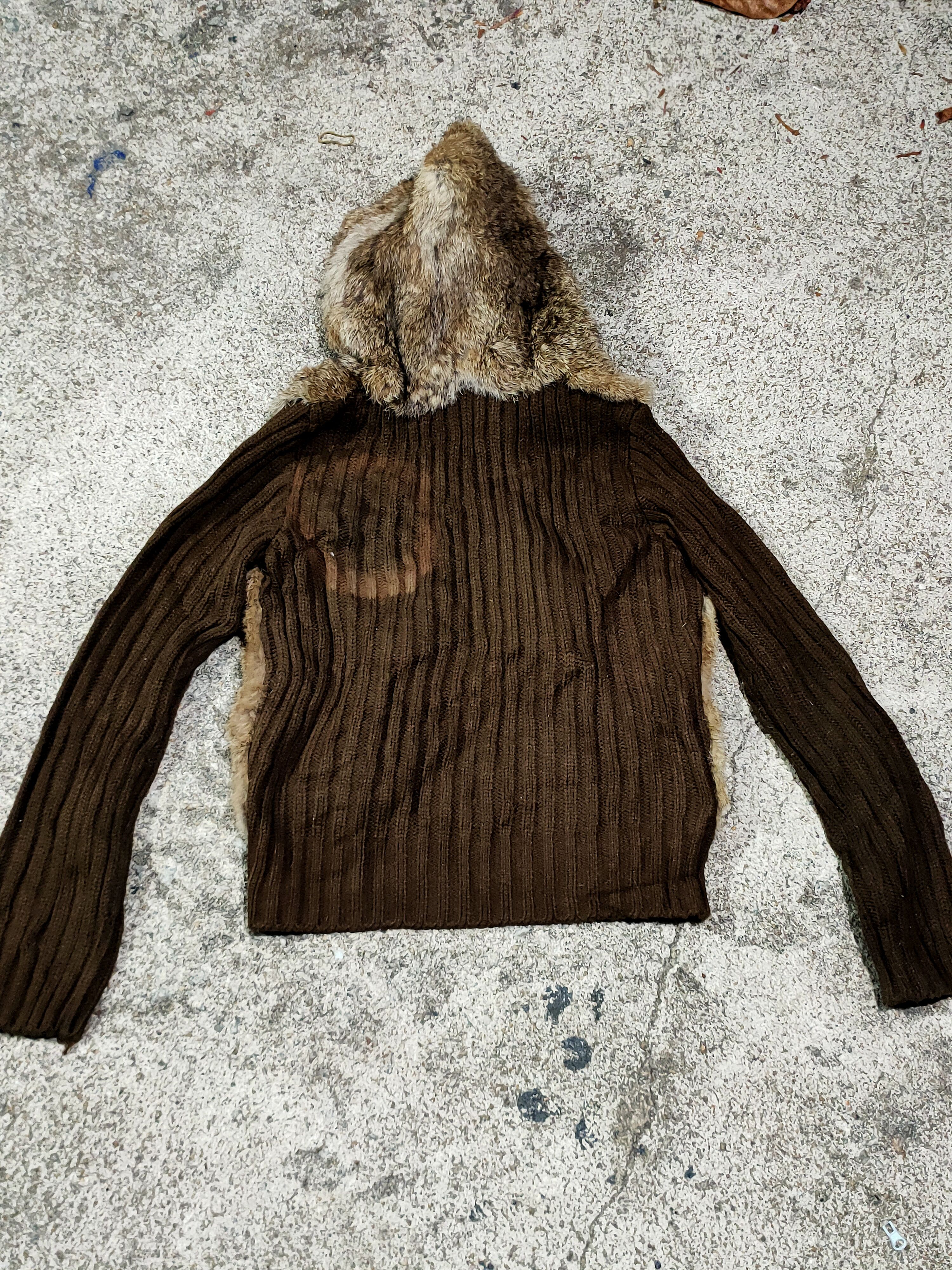 Homespun Knitwear Private knitwear fur coat rabbit jacket Size US M / EU 48-50 / 2 - 2 Thumbnail