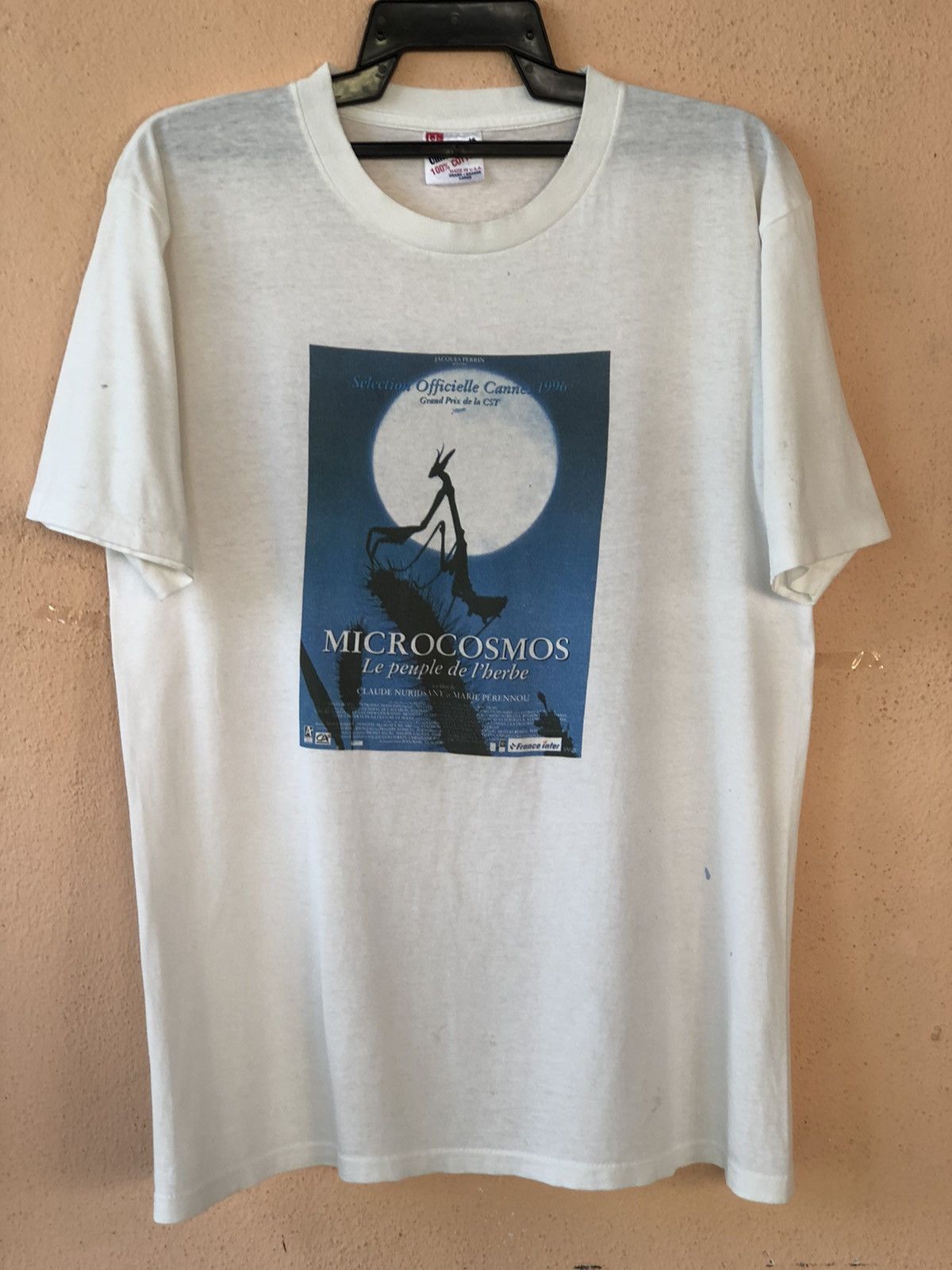 Vintage Vintage 90s MICROCOSMOS Film Documentary Rare Tee Size US L / EU 52-54 / 3 - 1 Thumbnail