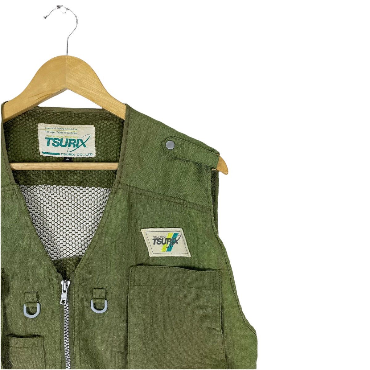 Japanese Brand 🌟TSURIX FISHING UTILITY POCKET TACTICAL VEST Size US L / EU 52-54 / 3 - 3 Thumbnail