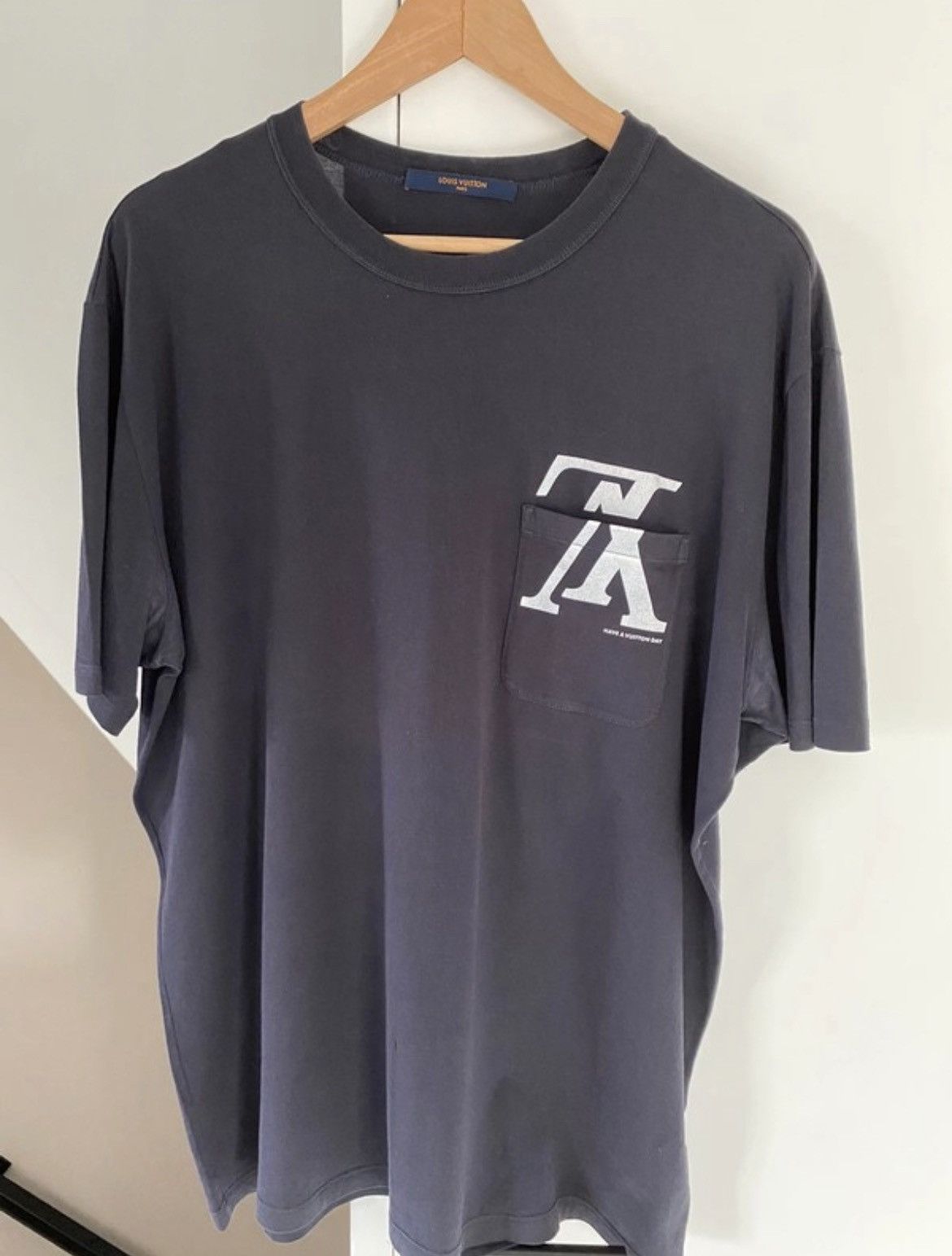 Louis Vuitton Louis Vuitton Script T-shirt, Grailed