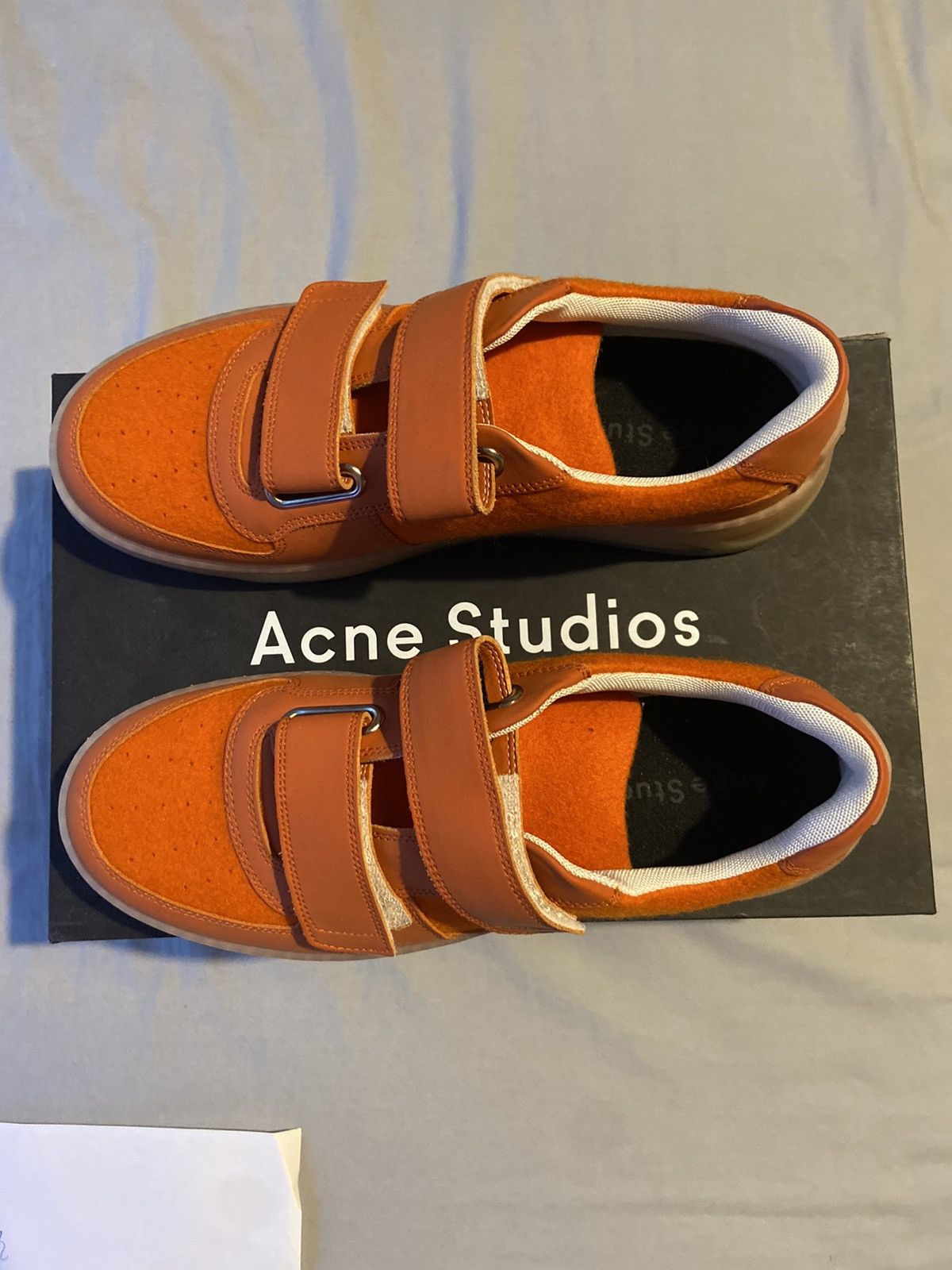 Acne Studios ACNE STUDIOS PEREY VELCRO STRAP SNEAKERS Size US 10 / EU 43 - 8 Thumbnail