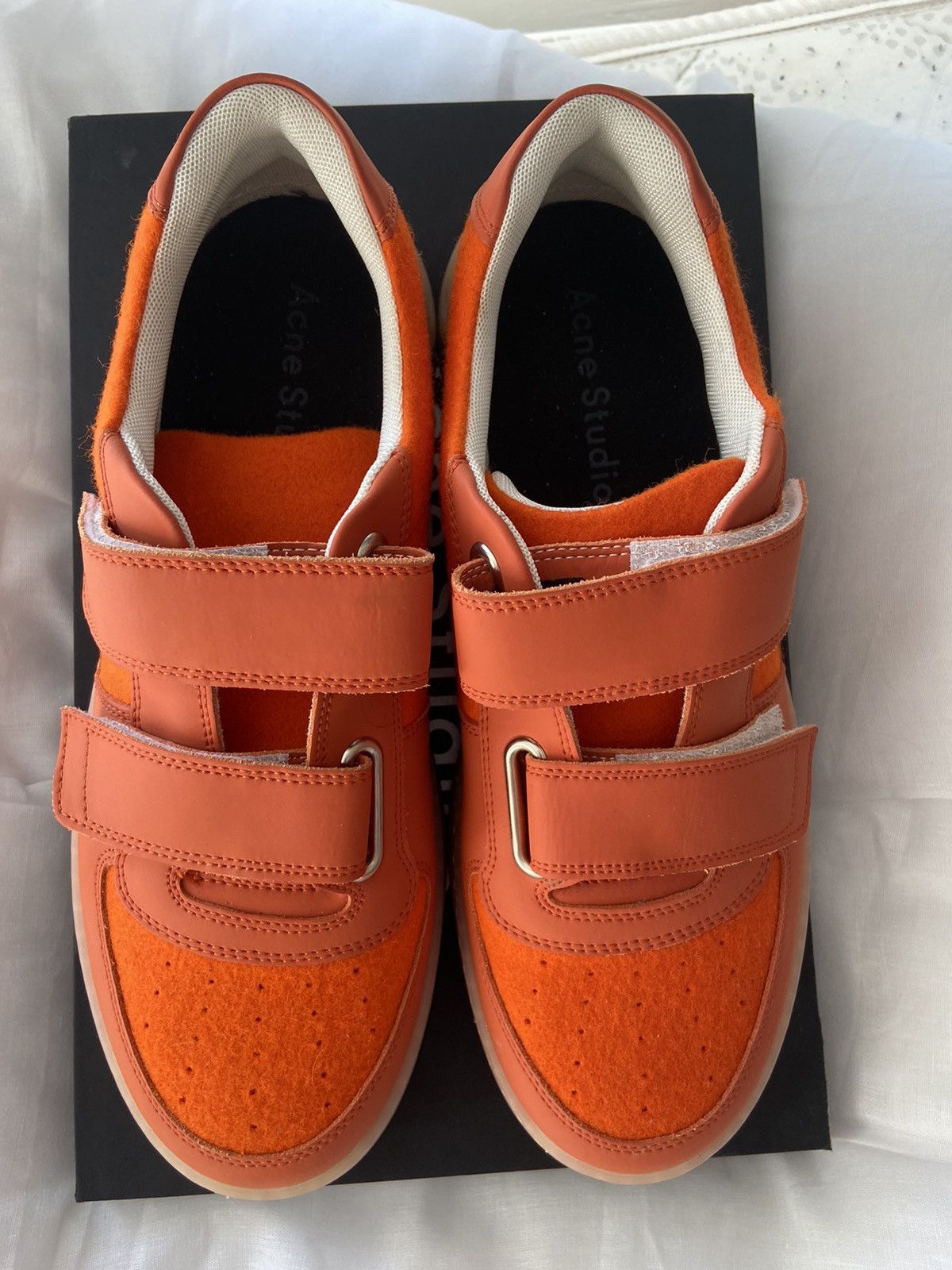 Acne Studios ACNE STUDIOS PEREY VELCRO STRAP SNEAKERS Size US 10 / EU 43 - 3 Thumbnail