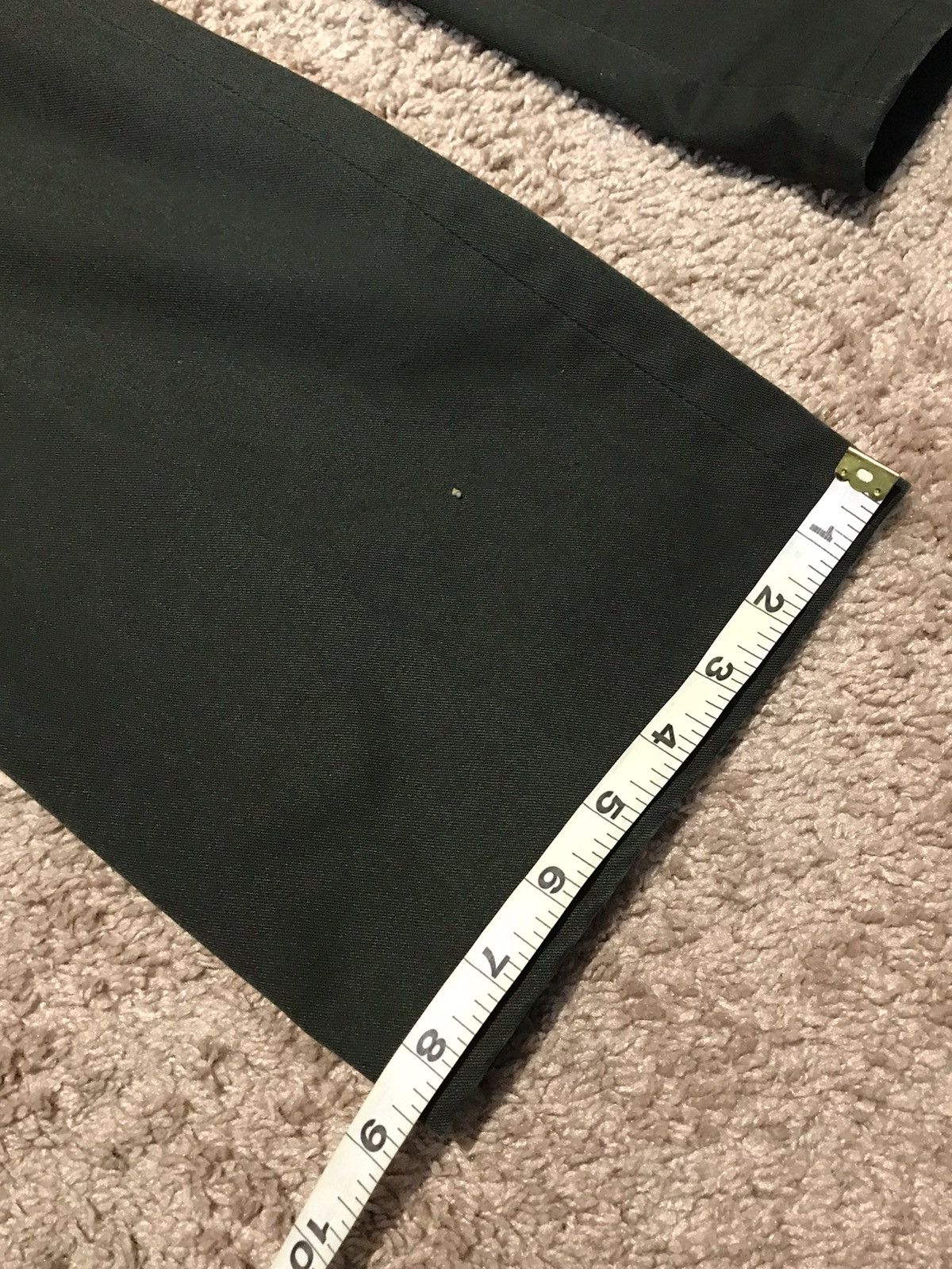 Blkbvr Olive drab cargo pants pleated flared utility stacks pockets Size US 34 / EU 50 - 15 Thumbnail