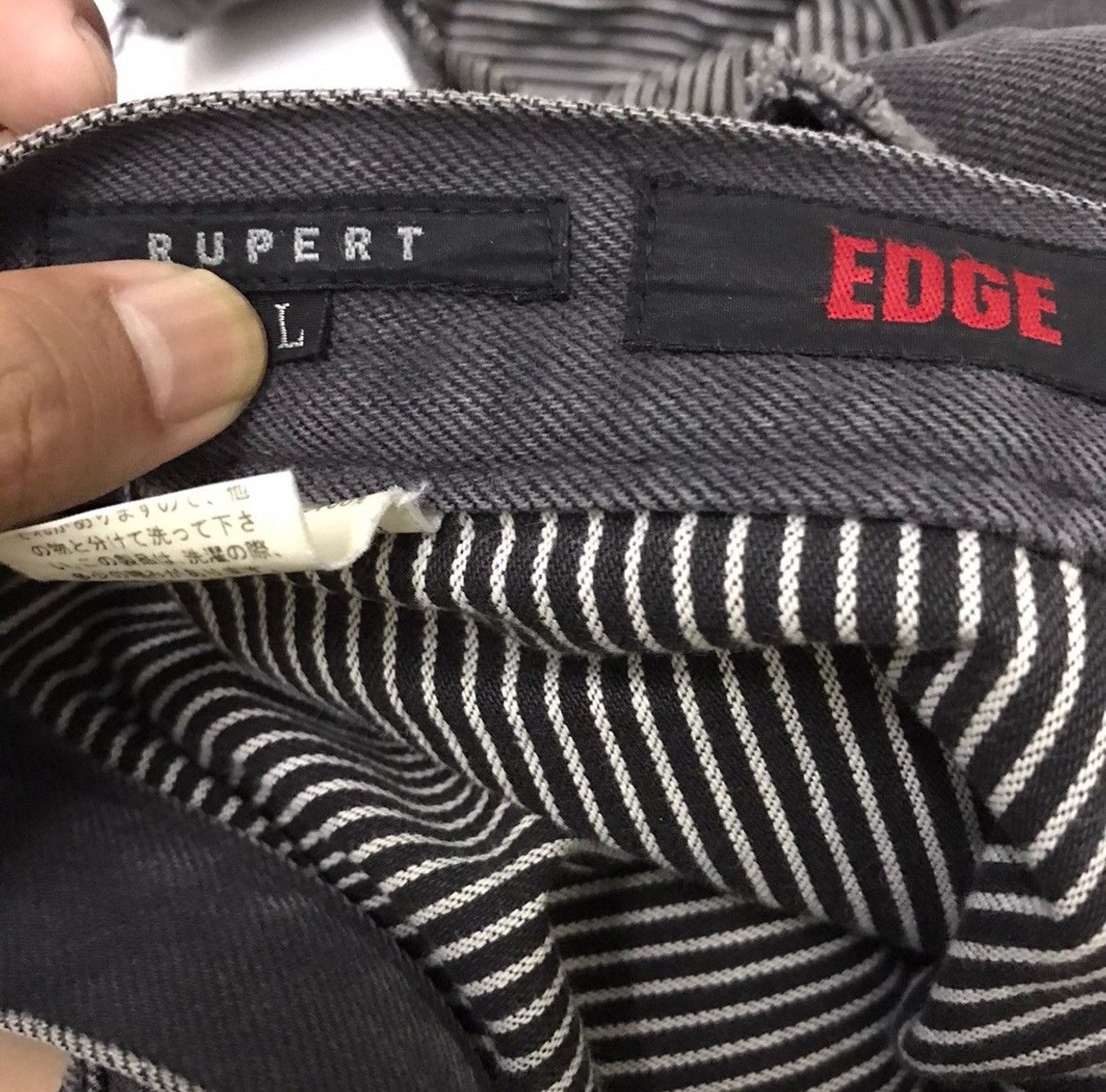 Hysteric Glamour JAPANESE BRAND EDGE RUPERT TROUSER PANTS Size US 32 / EU 48 - 7 Thumbnail
