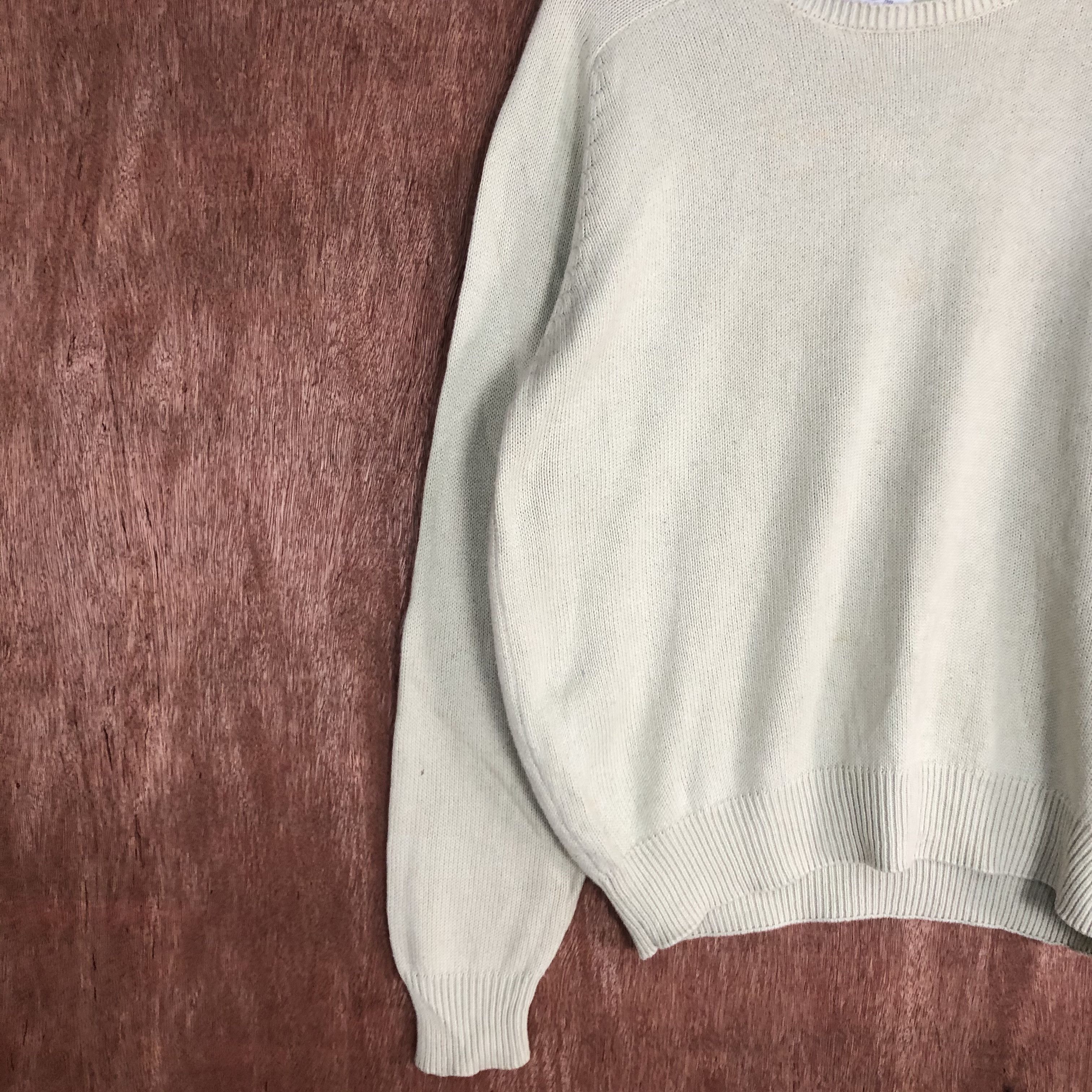 J. Press DLL J-Press Cream Knitwear sweatshirt baggy #c537 Size US M / EU 48-50 / 2 - 7 Thumbnail