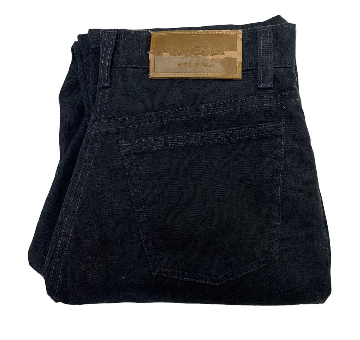 Designer Vintage Salvatore Ferragamo Jeans Size US 28 / EU 44 - 15 Thumbnail