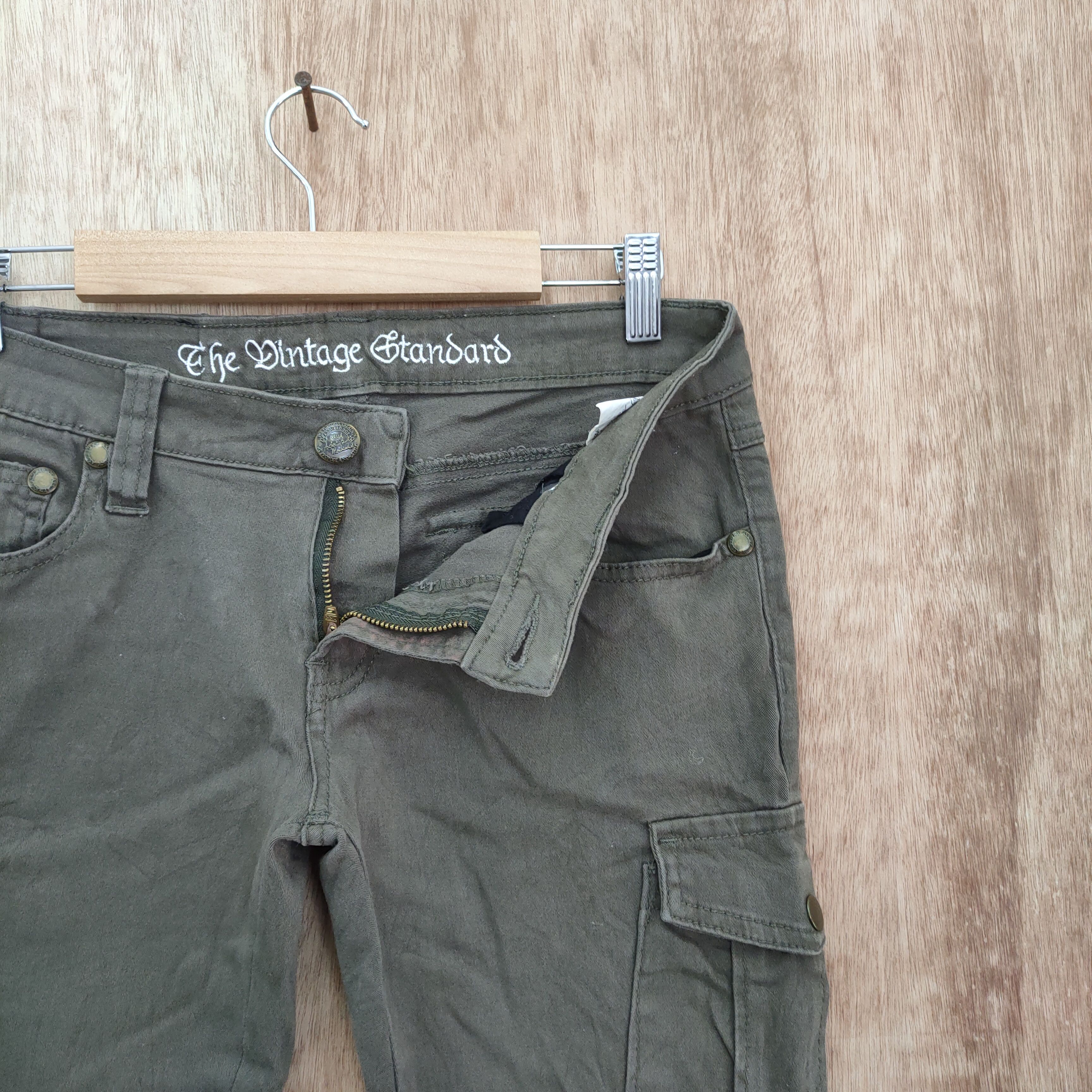 Japanese Brand THE VINTAGE CARGO PANTS Size US 26 / EU 42 - 6 Thumbnail