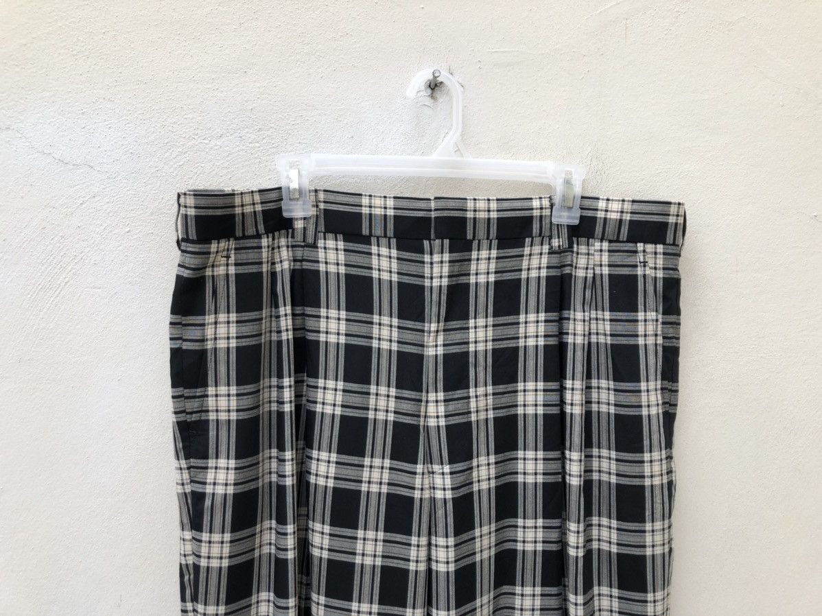 Vintage 90s River Course Japana Rayon Blend Checkered Trouser Pant Size US 38 / EU 54 - 2 Thumbnail