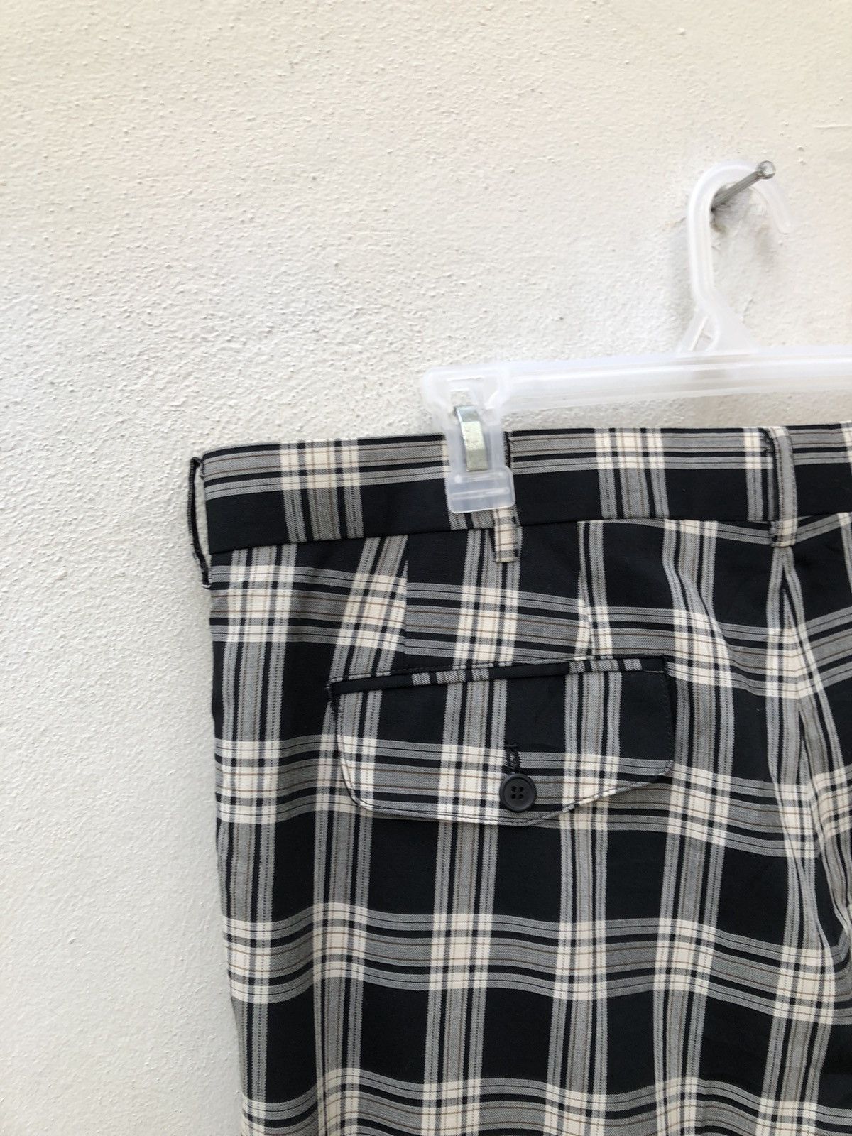 Vintage 90s River Course Japana Rayon Blend Checkered Trouser Pant Size US 38 / EU 54 - 11 Thumbnail