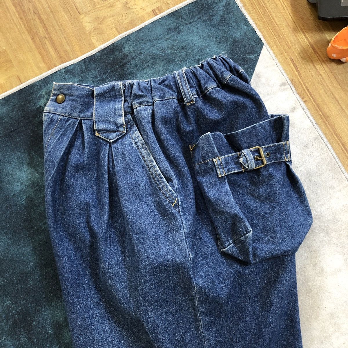 Japanese Brand × Vintage Japan Denim Parachute Pocket Low Crotch Baggy Jeans Size US 27 - 11 Thumbnail