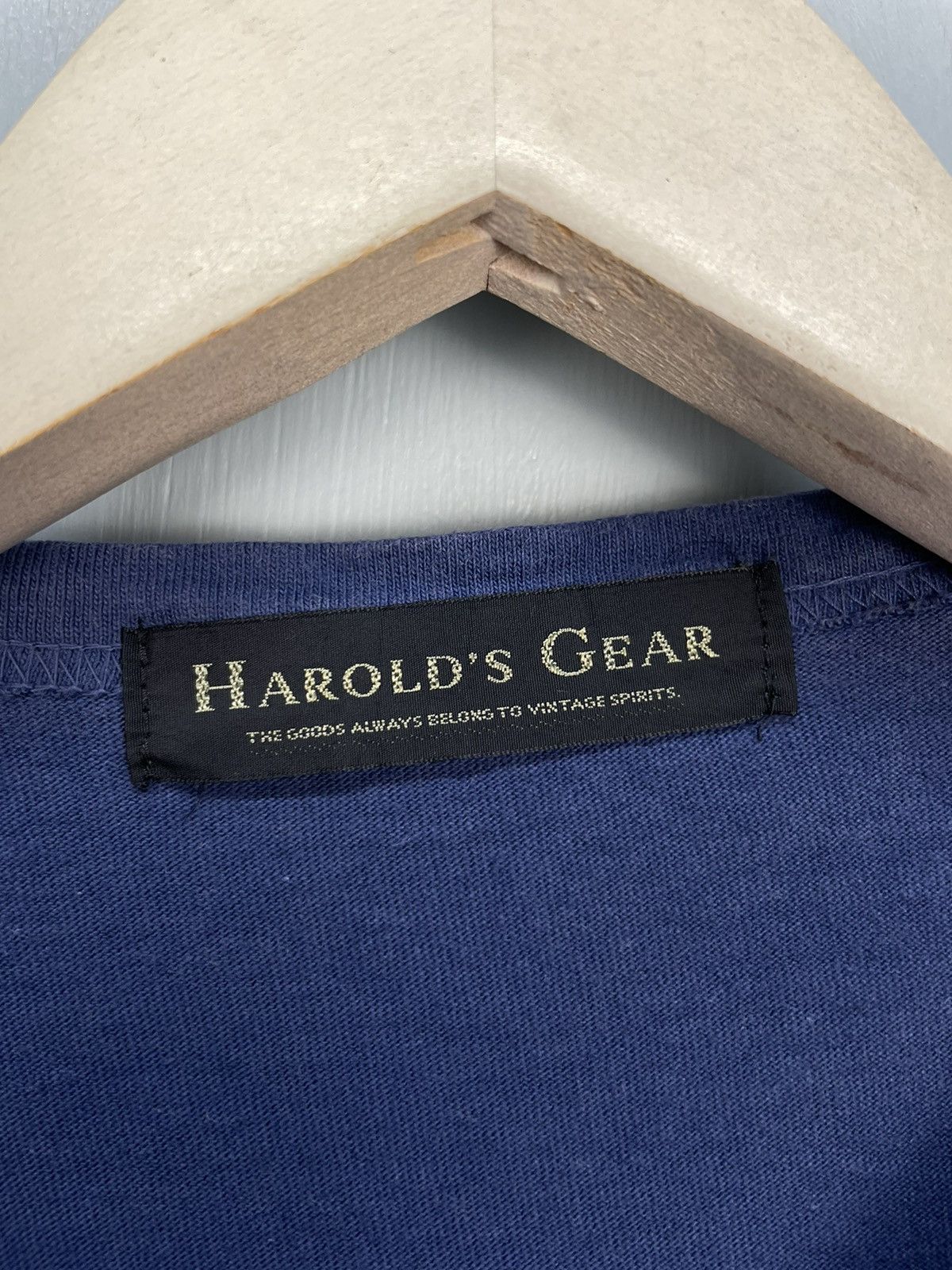 Japanese Brand Harold’s Gear long sleeve t shirt zip design Size US M / EU 48-50 / 2 - 5 Thumbnail