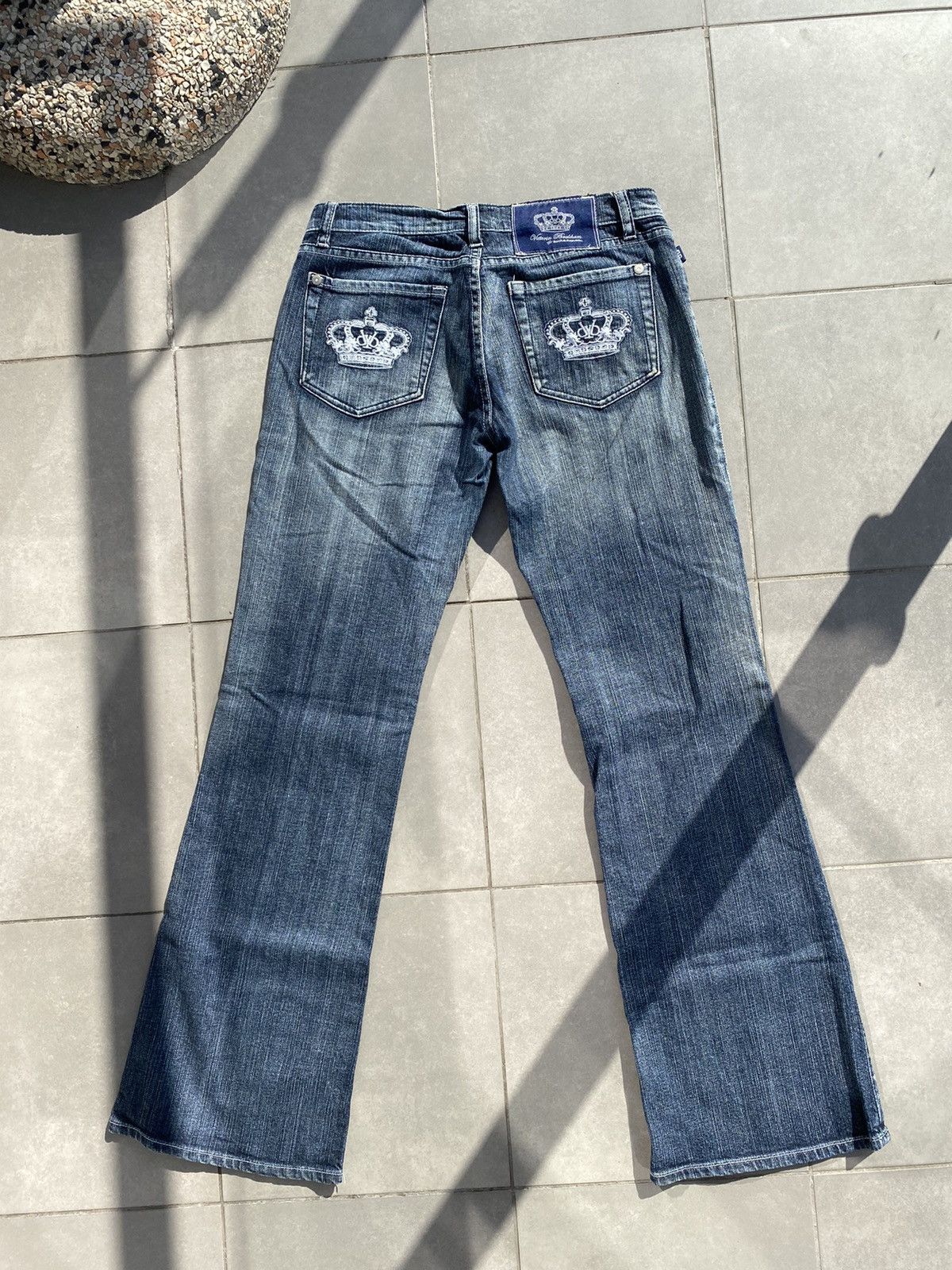 Jean Victoria Beckham Rock & Republic – Taille 40, Coupe Flare, Occasion Très Bon état