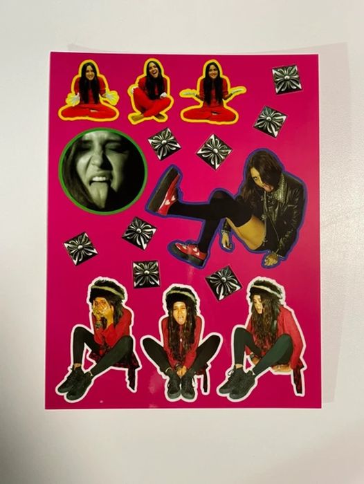 Chrome Hearts Deadstock Chrome Hearts Jesse Jo Stark Sticker Sheet RARE ...