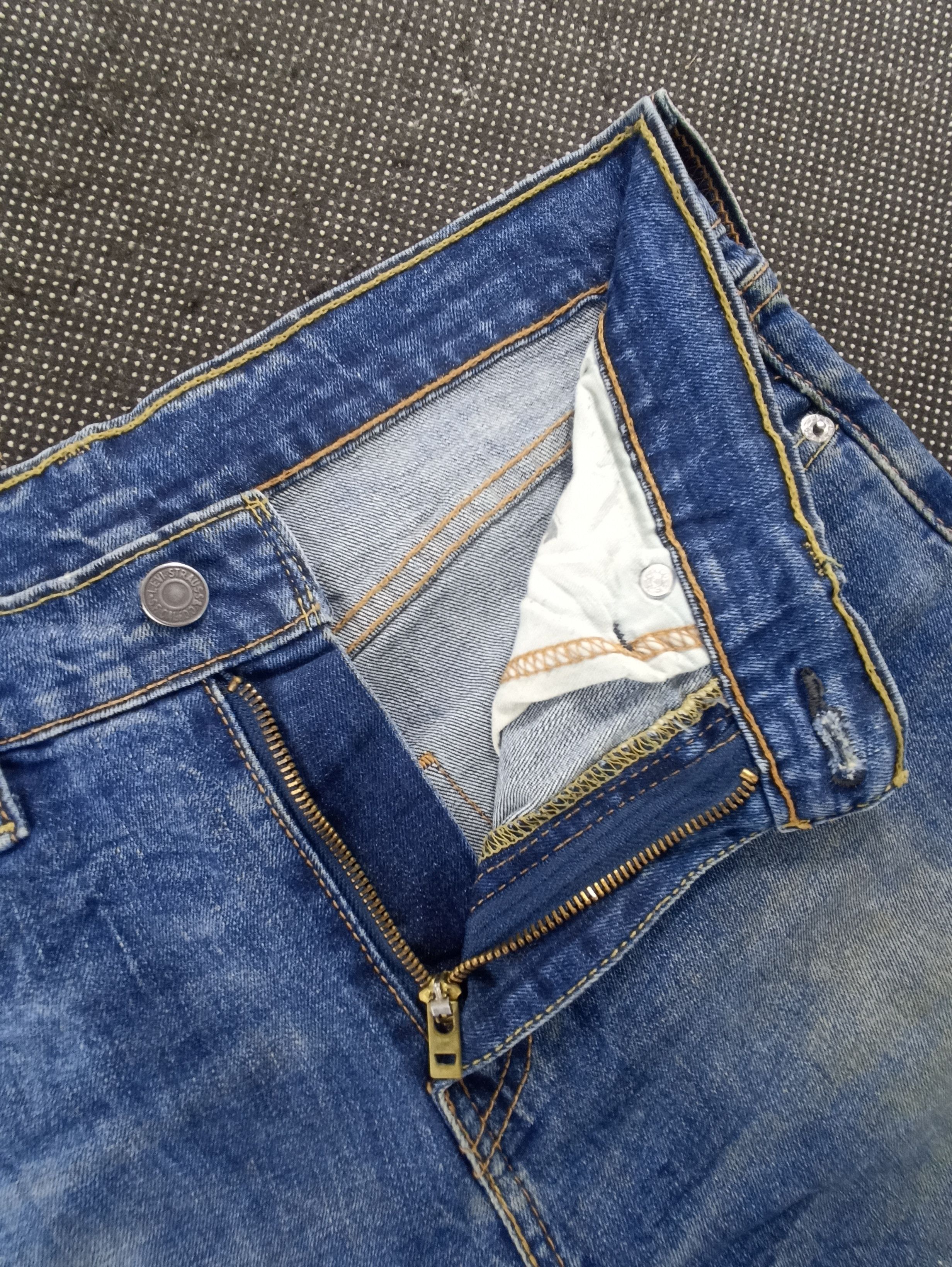 Jean × Levi's × Vintage VINTAGE LEVIS 502 BLUE WASH JEANS -J249 Size US 31 - 3 Thumbnail