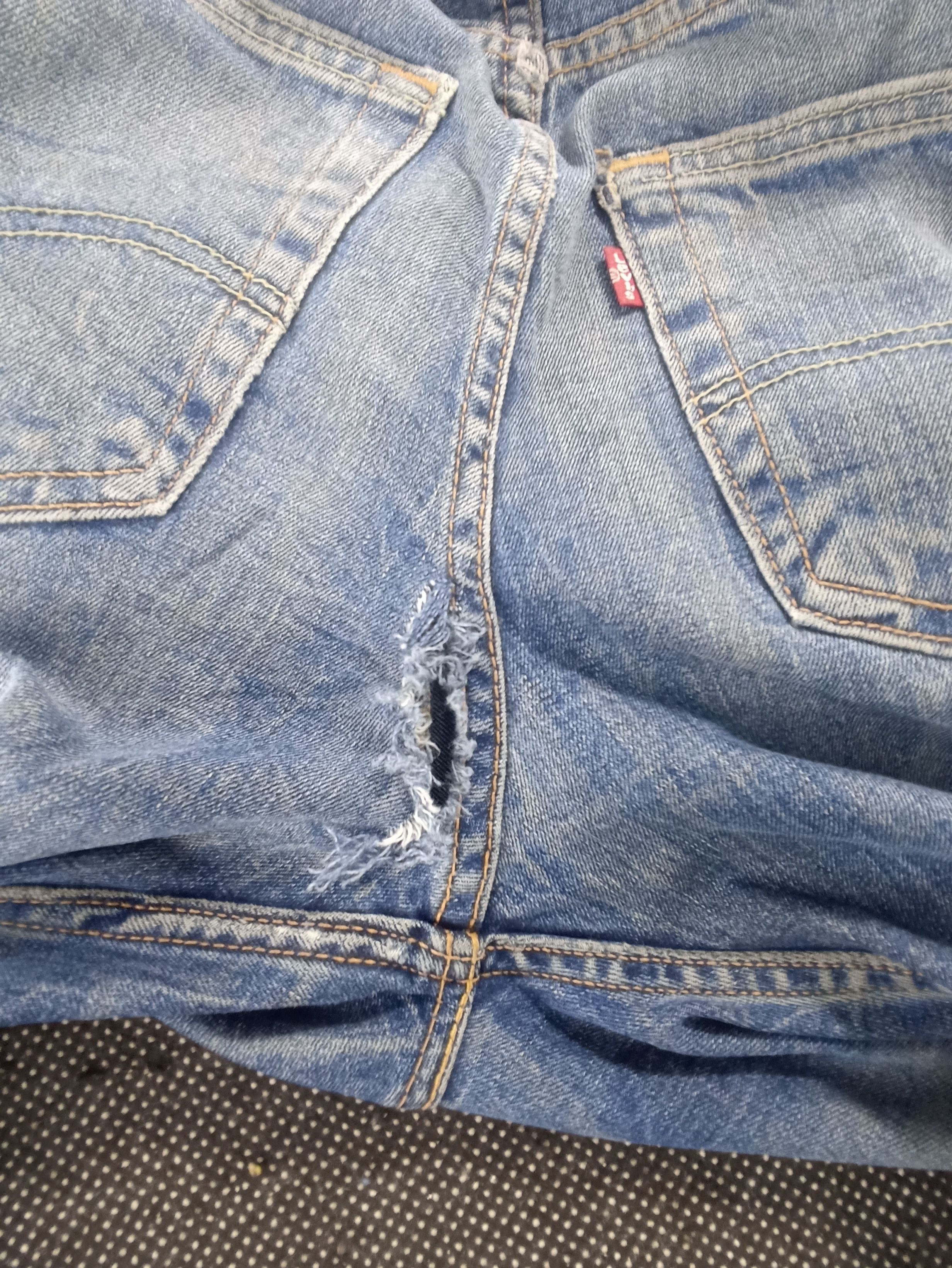 Jean × Levi's × Vintage VINTAGE LEVIS 502 BLUE WASH JEANS -J249 Size US 31 - 8 Thumbnail