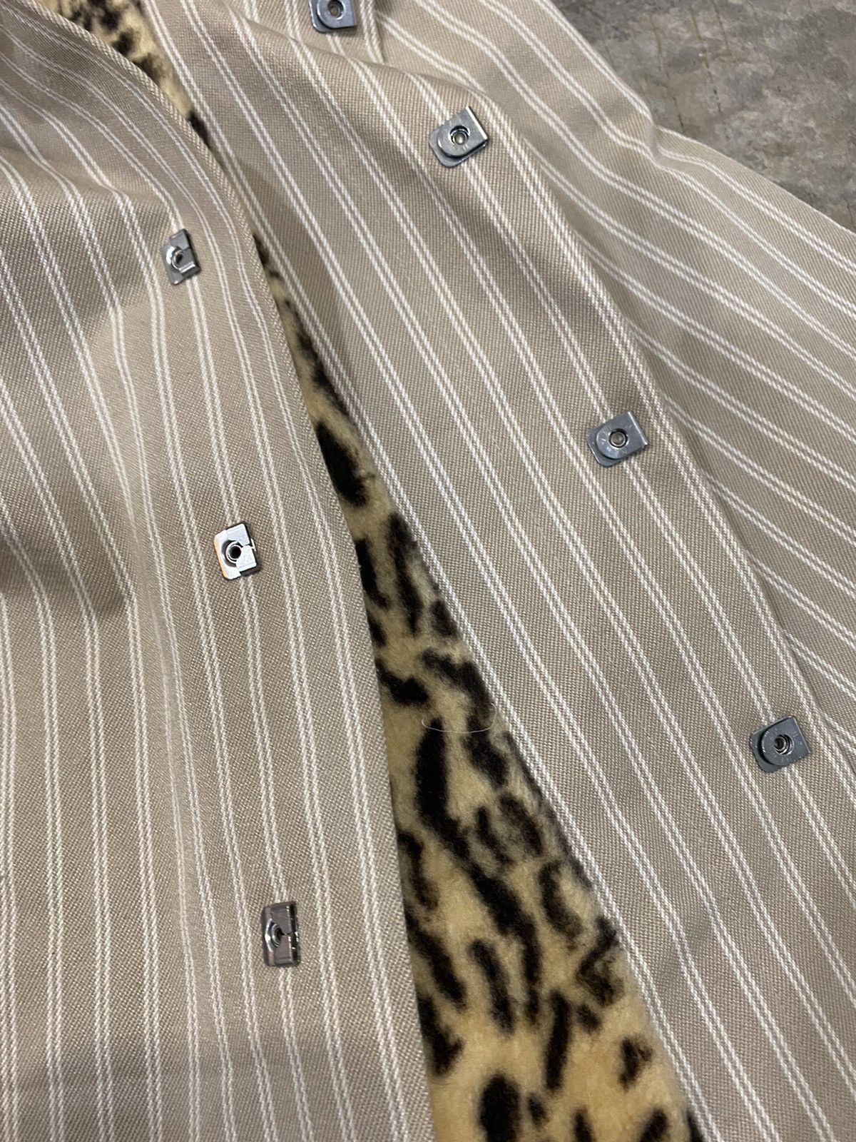 Dry Bones × Japanese Brand × Nepenthes BAMBINO Dry Bone leopard stripe parka Size US XS / EU 42 / 0 - 6 Thumbnail