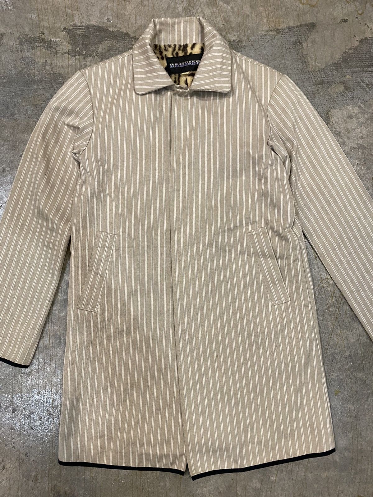 Dry Bones × Japanese Brand × Nepenthes BAMBINO Dry Bone leopard stripe parka Size US XS / EU 42 / 0 - 3 Thumbnail