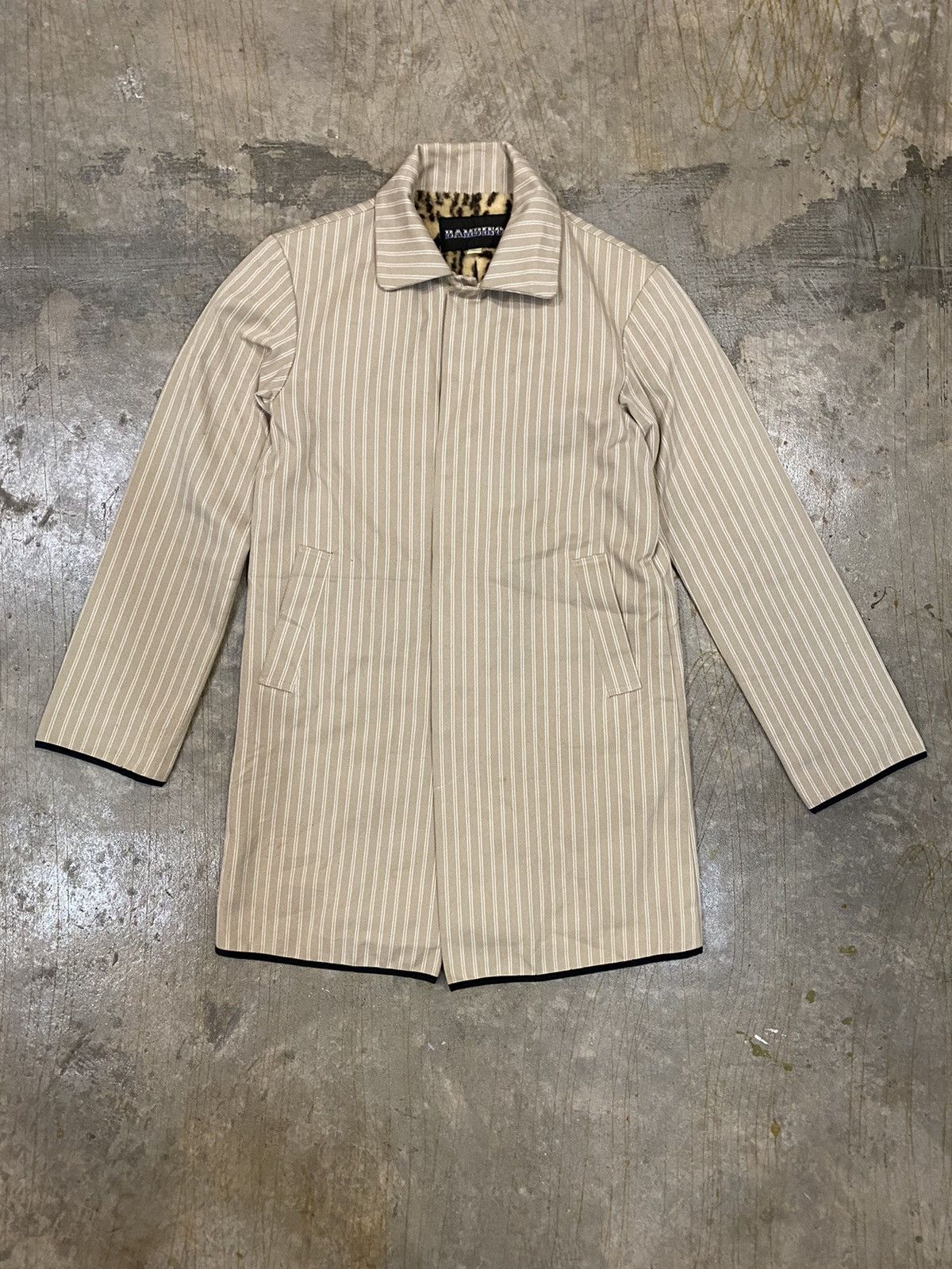 Dry Bones × Japanese Brand × Nepenthes BAMBINO Dry Bone leopard stripe parka Size US XS / EU 42 / 0 - 2 Thumbnail
